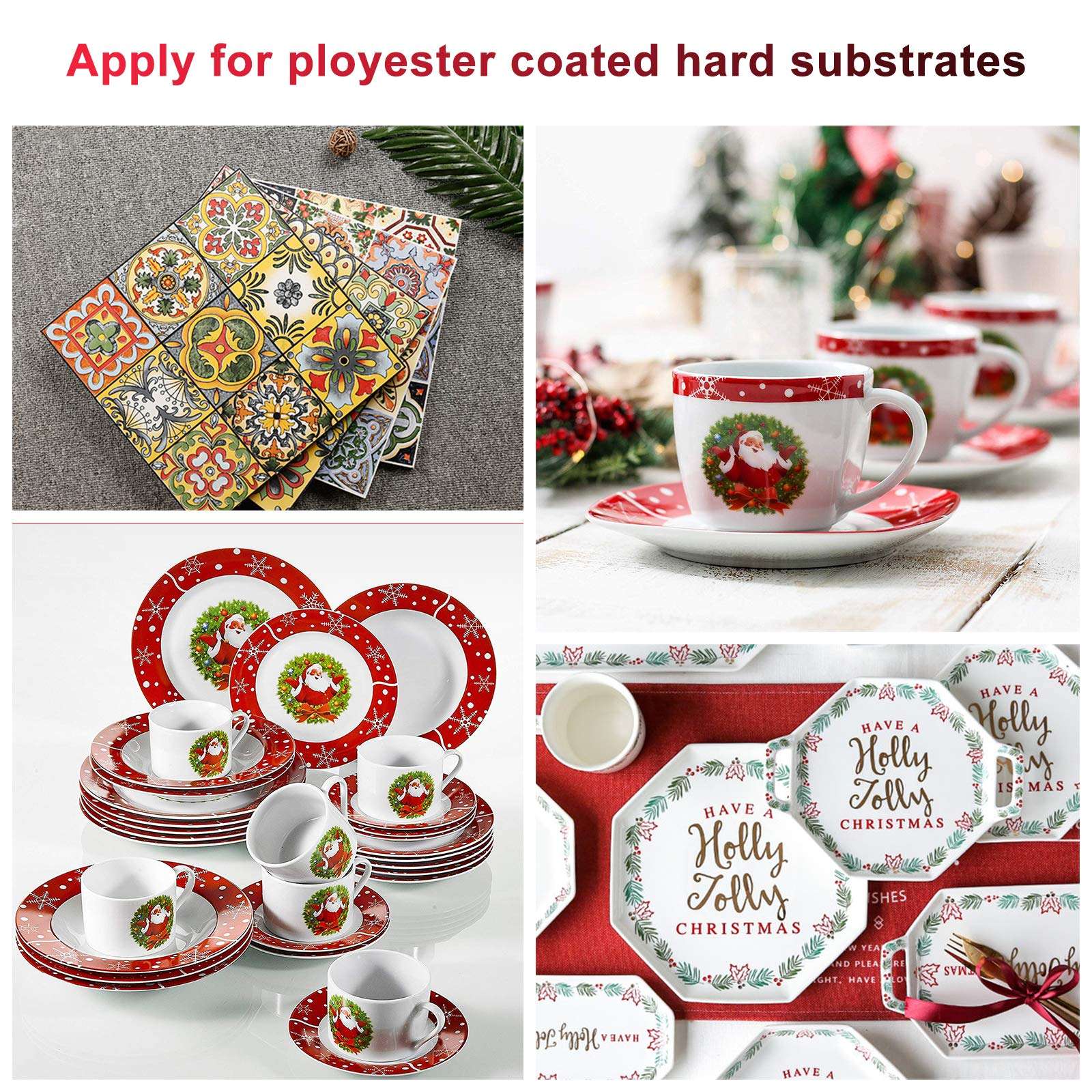 Sublimation Paper 100 Sheets 8.5 x 11 Inches 125gsm, for Any Inkjet Printer with Sublimation Ink Epson, Sawgrass, Heat Transfer Sublimation for Mugs T-shirts Light Fabric 4