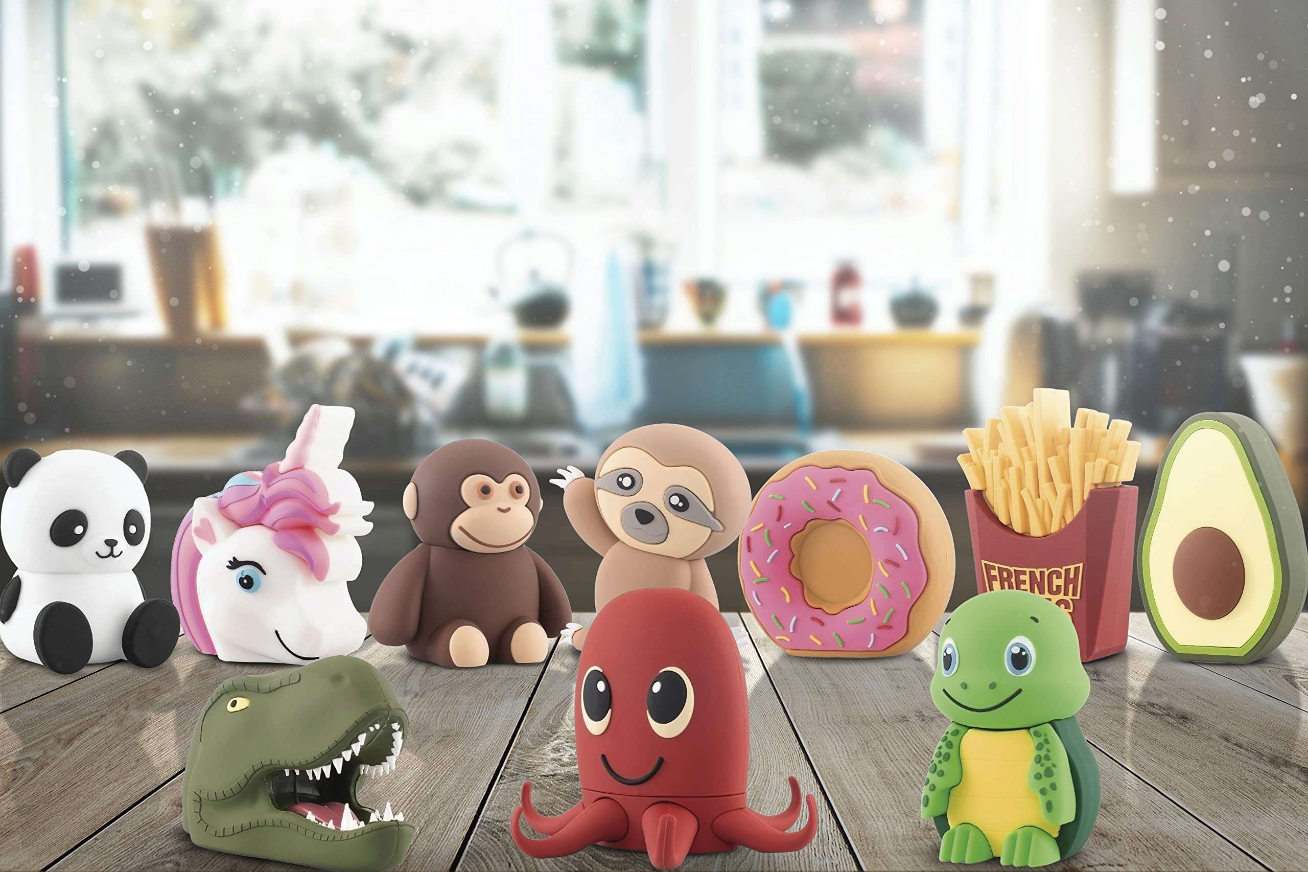 Funx Accessories Doughnut Bluetooth Wireless Speaker - Portable Bluetooth Speaker for Kids - Vibrant Color - Compatible with iPhone and Android Devices 5