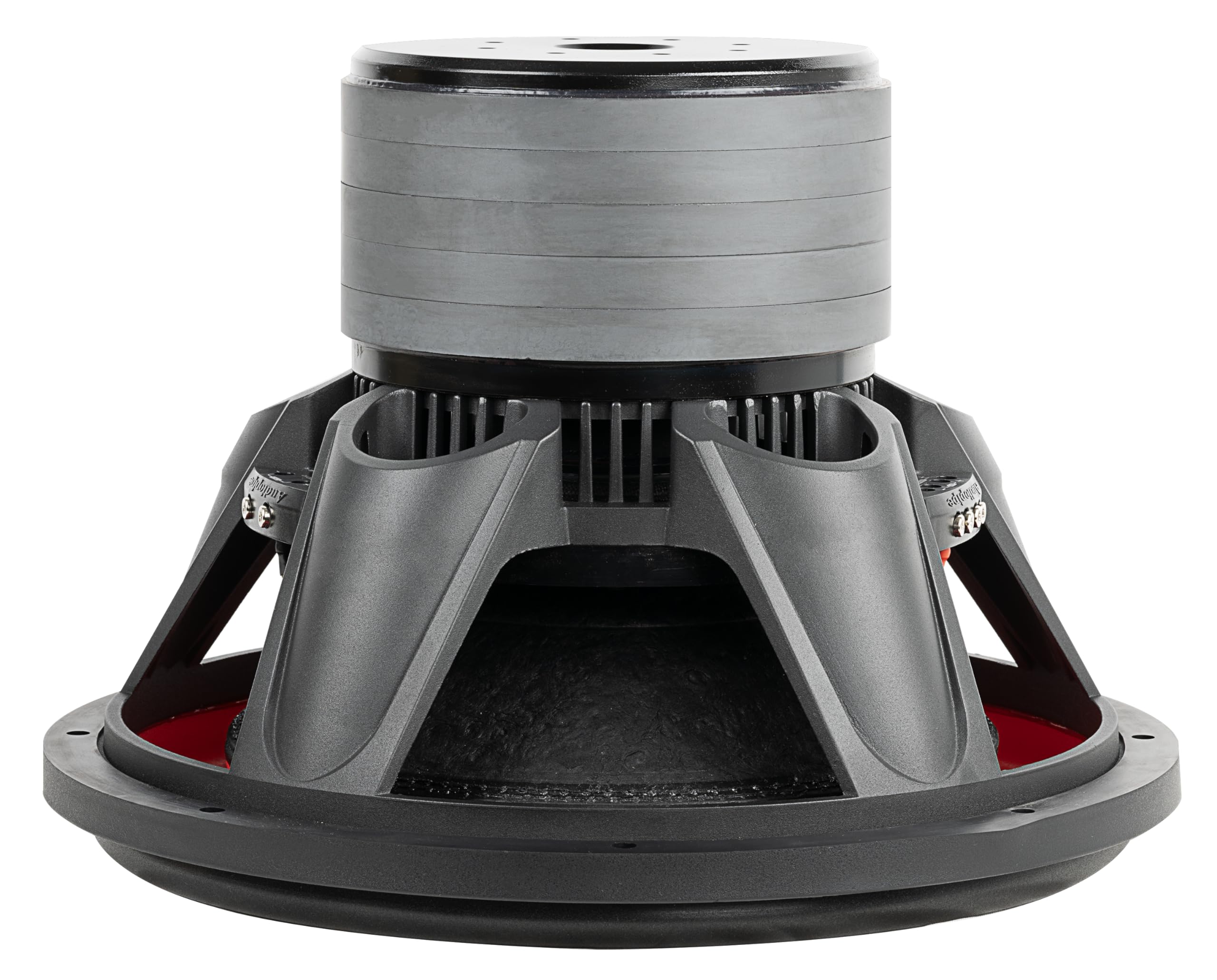Audiopipe 15" Quinta Stack Composite Cone Subwoofer (TXX-BDC-V-15), Superior Performance, 3000W, 5 Magnets, BASV Voice Coil, Aluminum Basket, Weaved Tinsel Leads, Multi-Connect Terminals, 2 * 4 Ohms 6