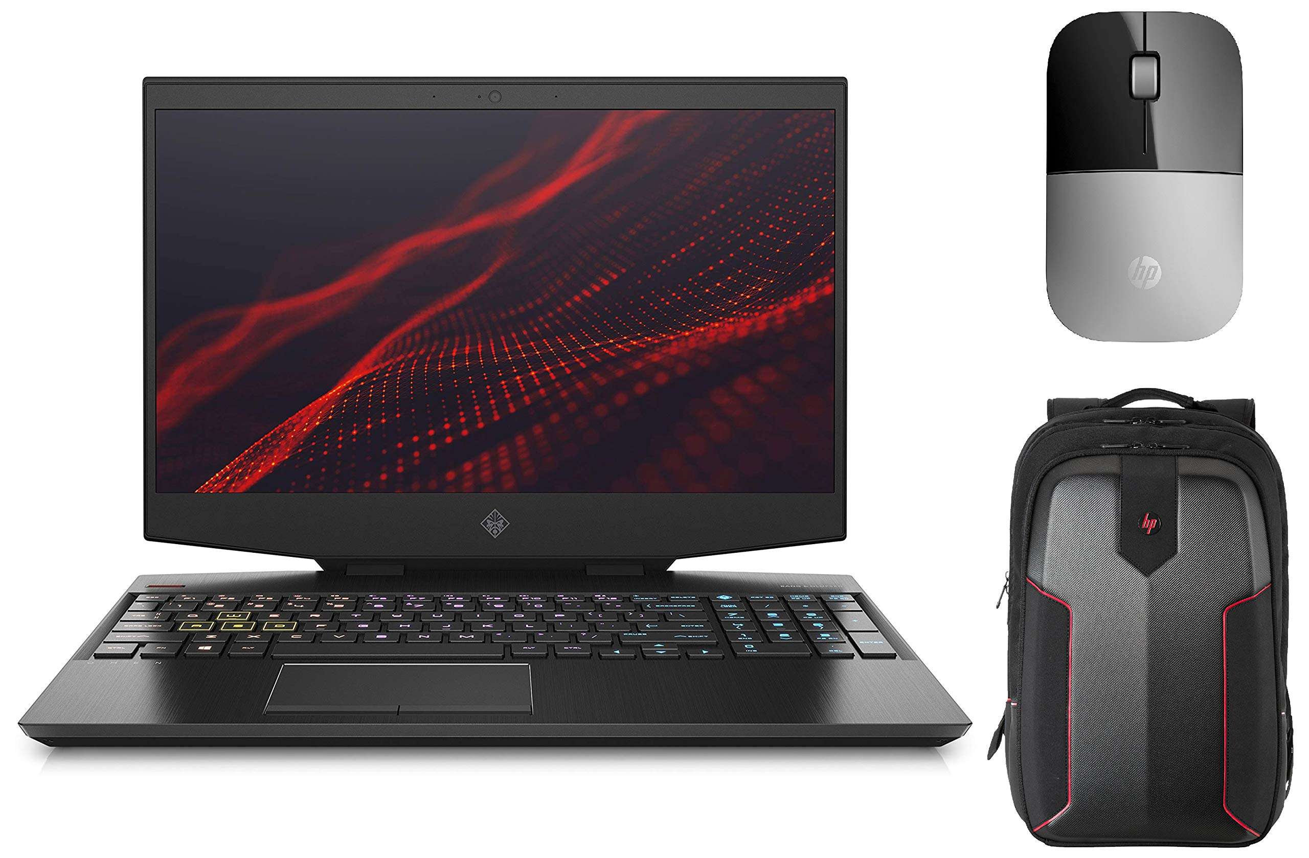 HP Omen Intel Core i7 9th Gen 15.6 inches FHD, LED Gaming Laptop (16GB/1TB HDD + 512GB SSD/Windows 10/NVIDIA RTX 2070 8GB Graphics/Shadow Black, 2.9 kg) 15-dh0138TX 1