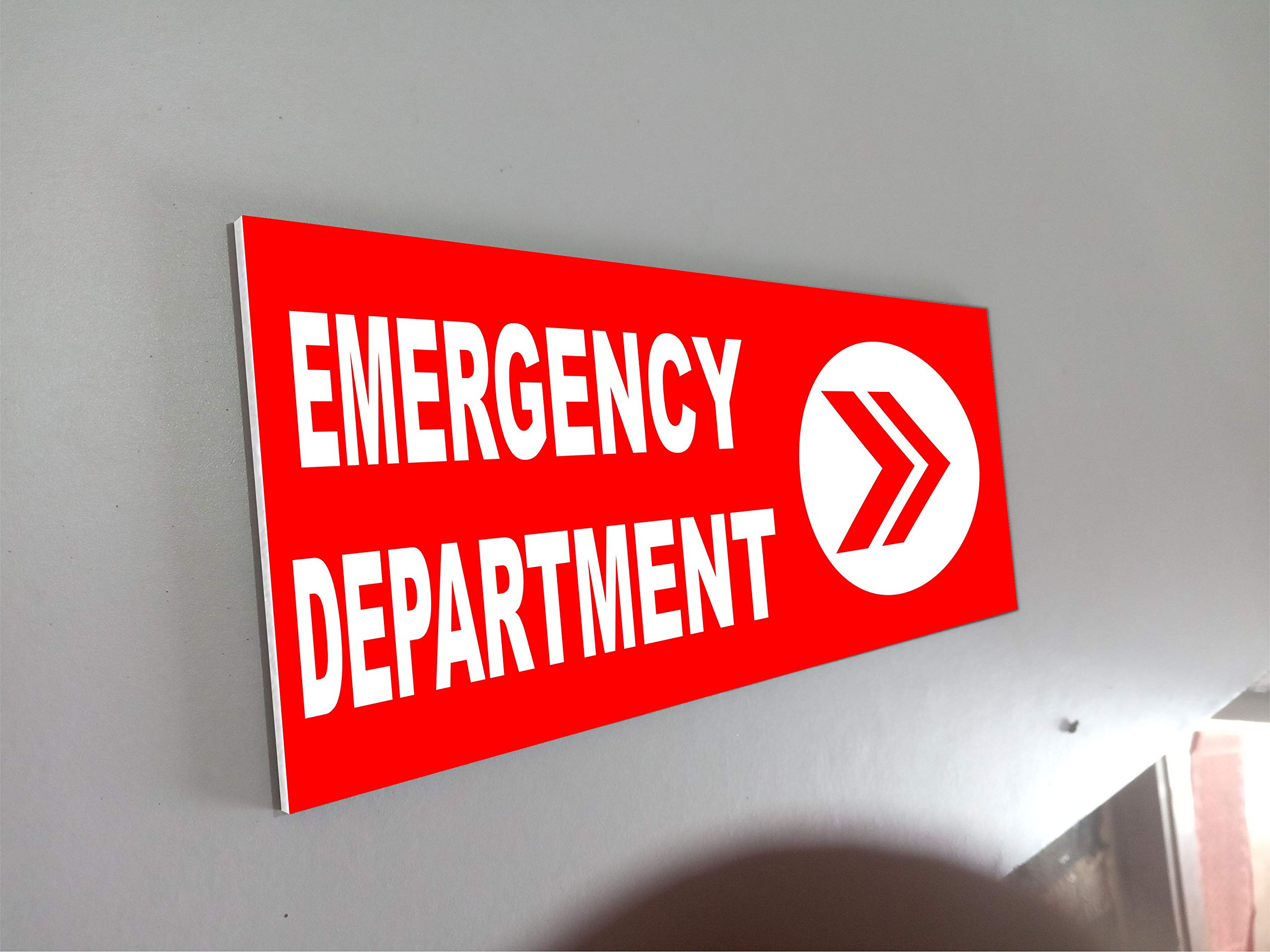 SIGN EVER Emergency Department Sign Board For Hospital Medical College Business Commercial Signage Board L x H 30.00 Cm 10.00 Cm Pack Of 1 2