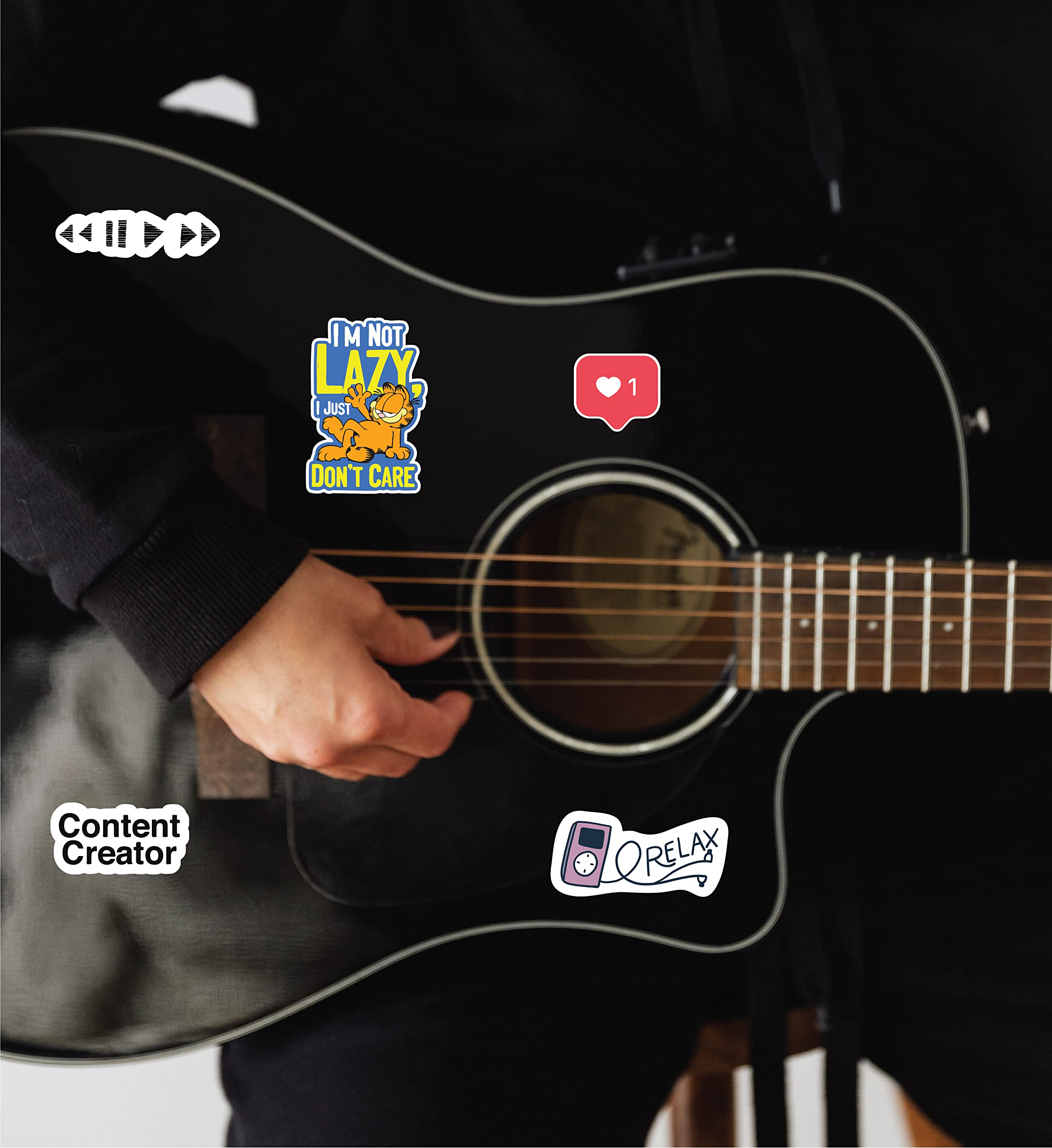 woopme® Pack of 28 Designer Editng Laptop/Mobile/Bike/Luggage/Bottle/Guitar/Scrapbook Sticker, Multicoloured 4
