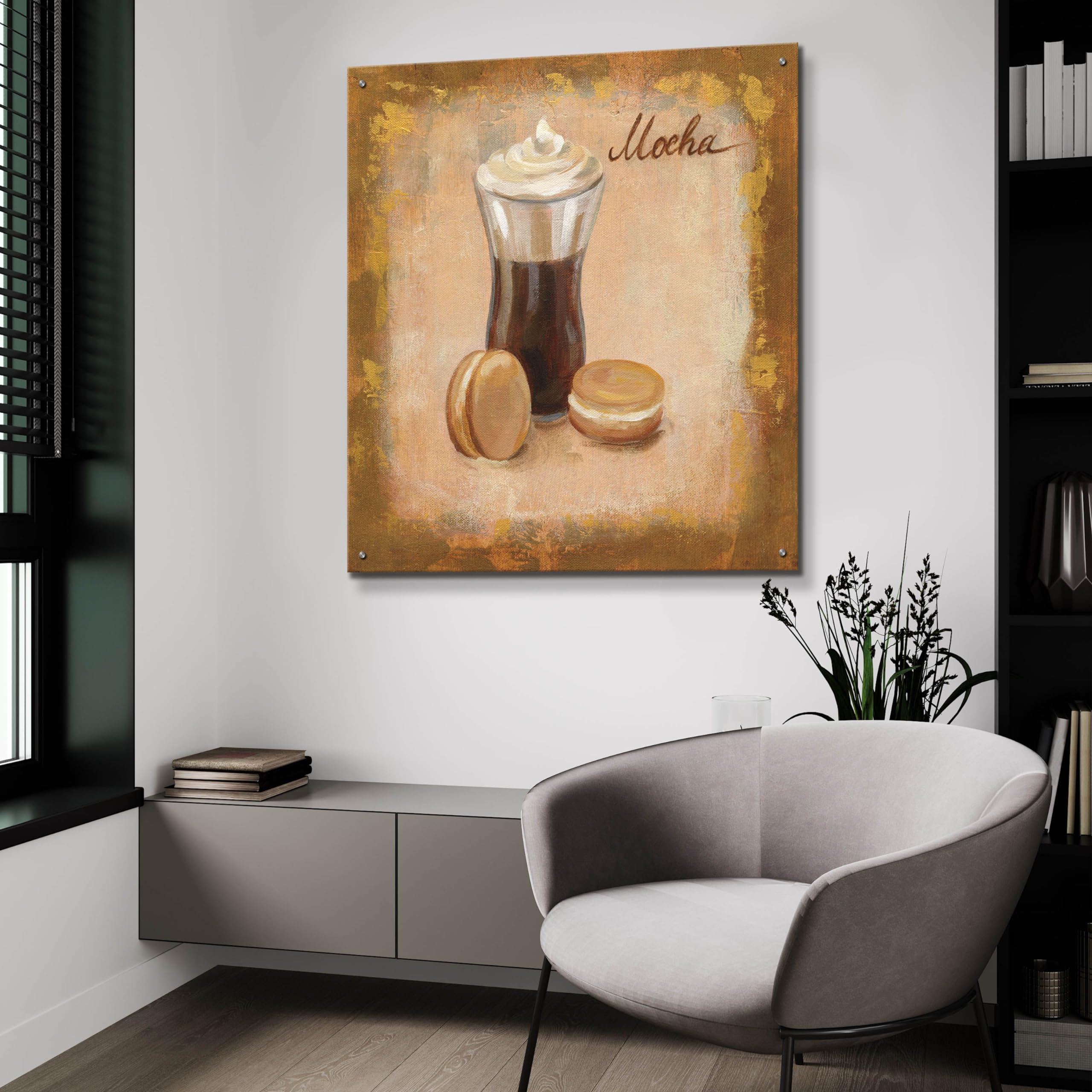 Epic Art 'Coffee Time I' by Silvia Vassileva, Acrylic Glass Wall Art, 36"x36" 6