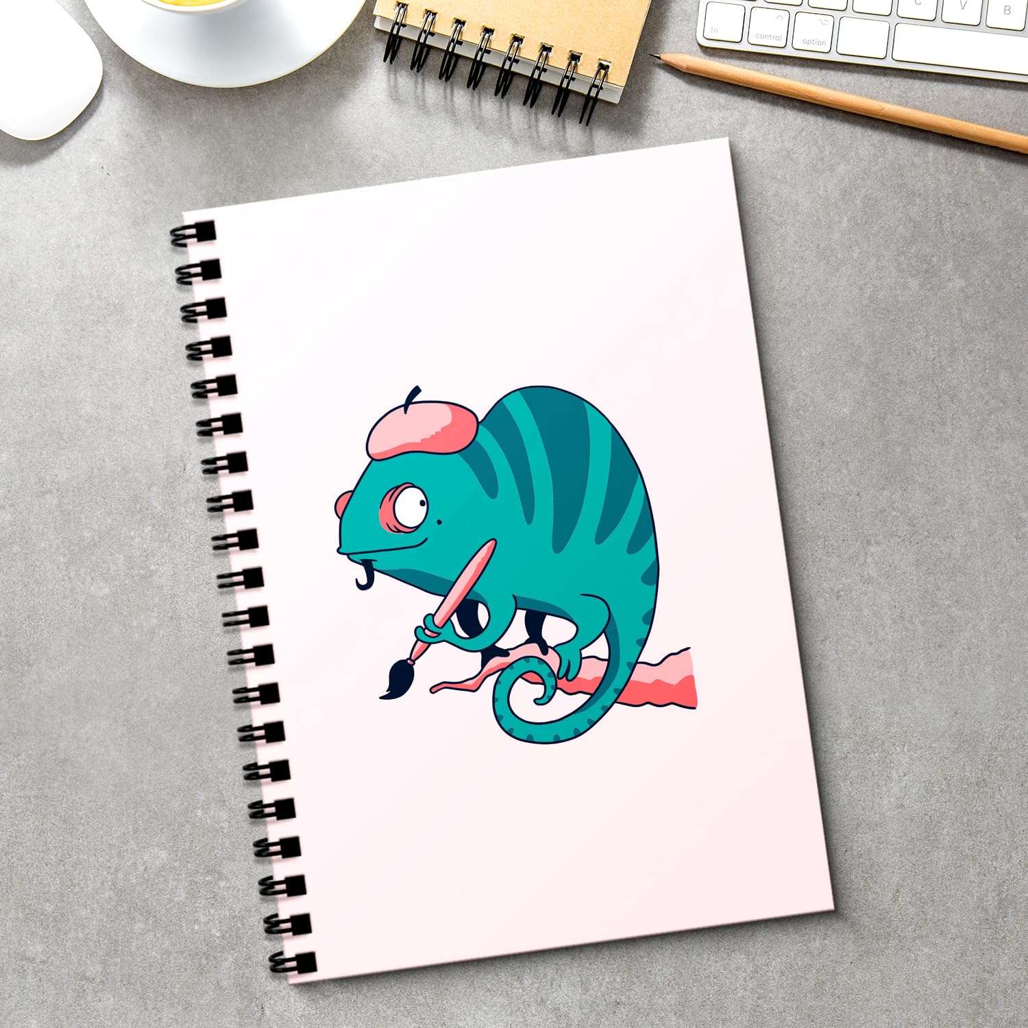 tinywalk cute spiral notebooks Wire Bound Spiral Printed unruled Diary notebooks for Girls Pages :160 (Size :A5) 1