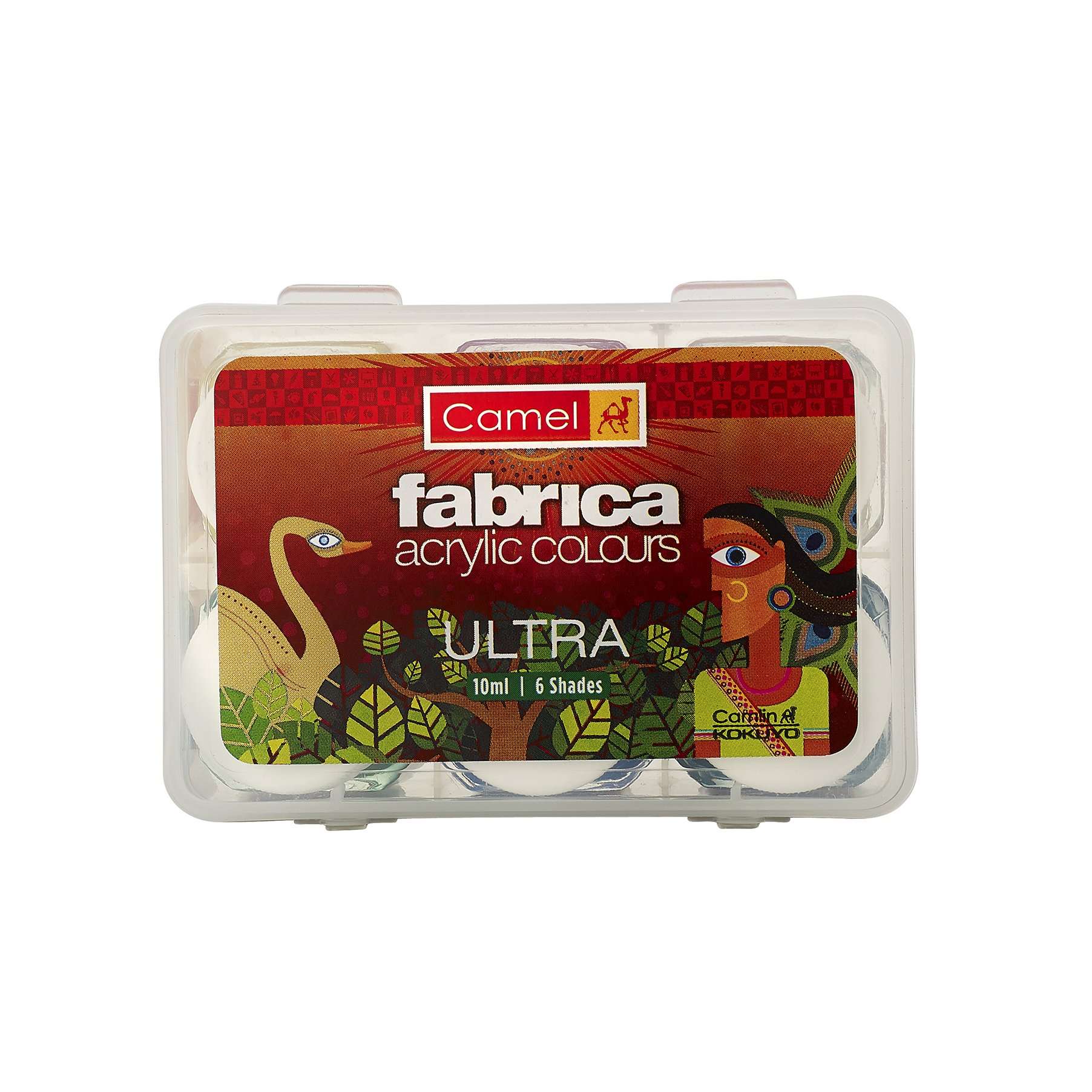 Camlin Kokuyo Fabrica Acrylic Ultra Colors - 10Ml Each, 6 Shades & Camel Camlin Kokuyo Student Poster Color - 10Ml Each, 14 Shades 5