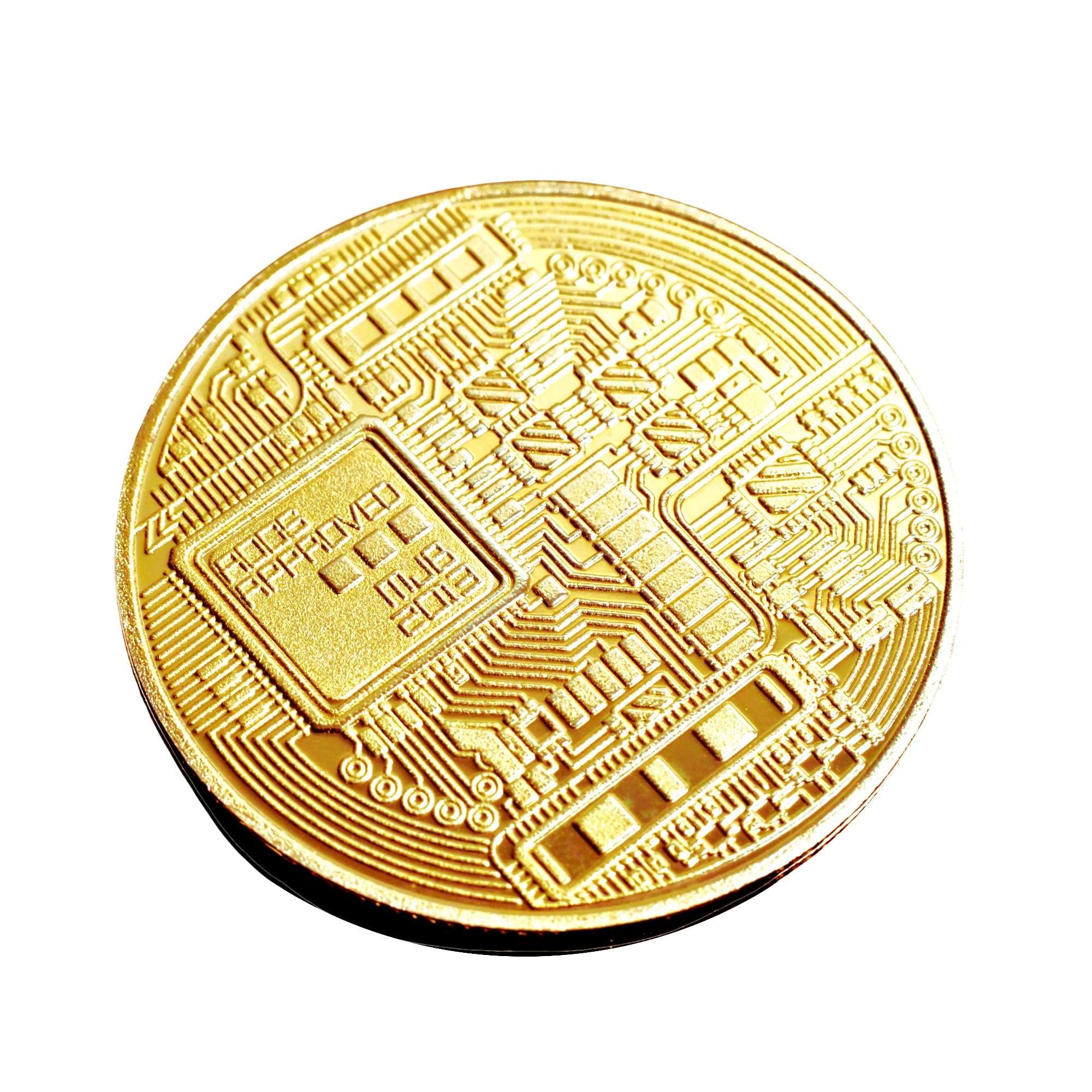 HODL 21 Bitcoin Coin and Ball Badge Golf Ball Stamp (Birdie Juice) Combo Pack 5