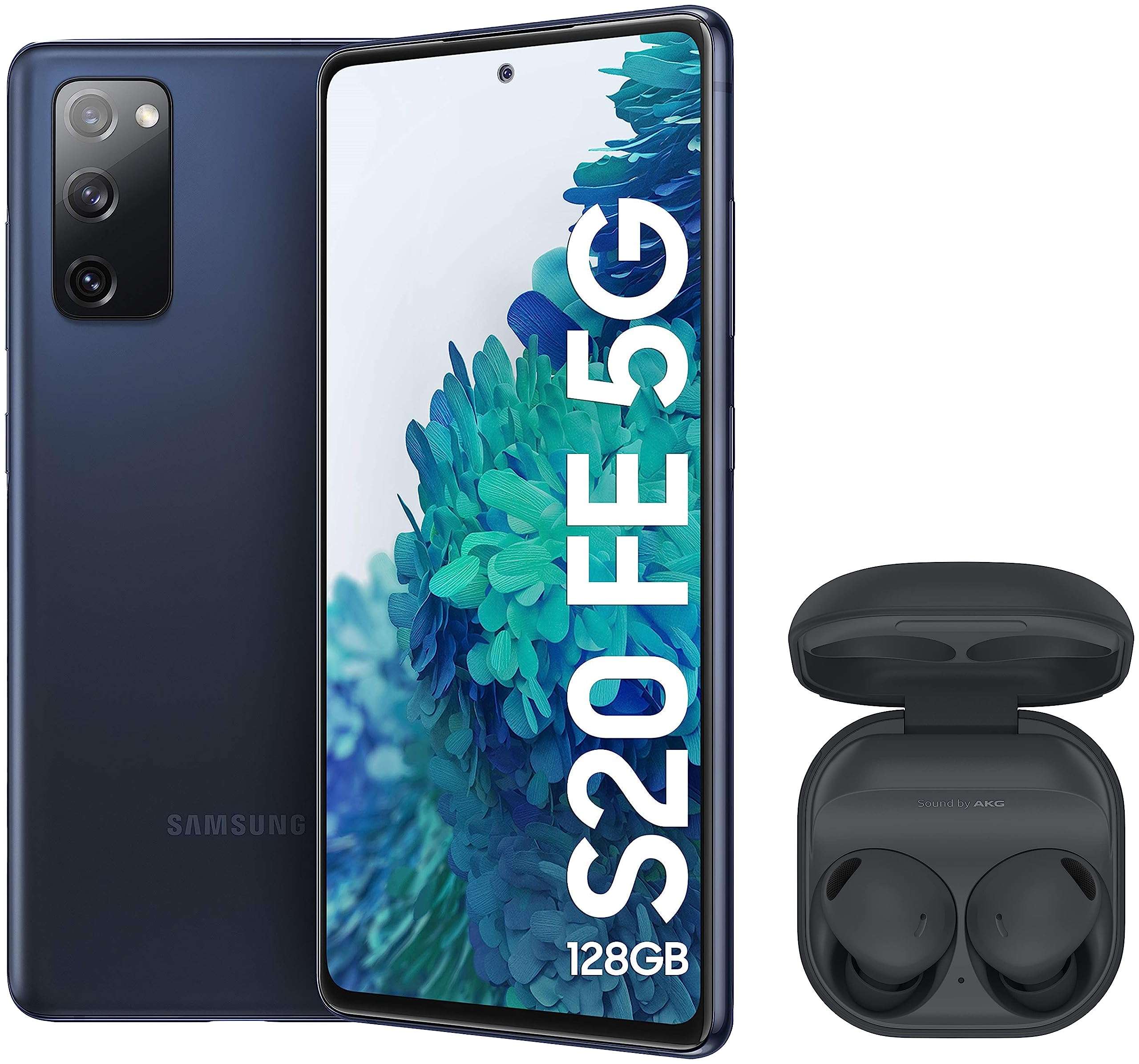 Samsung Galaxy S20 FE 5G (Cloud Navy, 8GB RAM, 128GB Storage) && Galaxy Buds2 Pro, Bluetooth Truly Wireless in Ear Earbuds with Noise Cancellation (Graphite, with Mic) 1