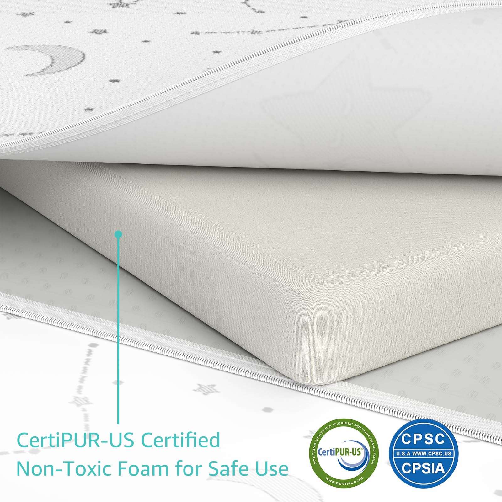 YENING Cotton Mattress - Handmade Ogranic Cotton Floor Mattress | Mattress Single Bed 2.5x6 | Gadda Play Mattresses (Cotton Mattress, 2.5 x 06 FT) 4