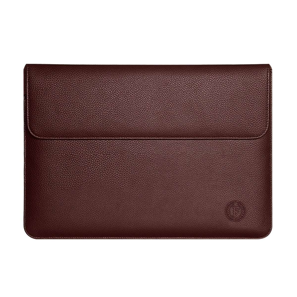 Fastway Wallet Sleeve Case for Notion Ink Cain 10 Tab with Document Pocket (Black) (Brown) 1