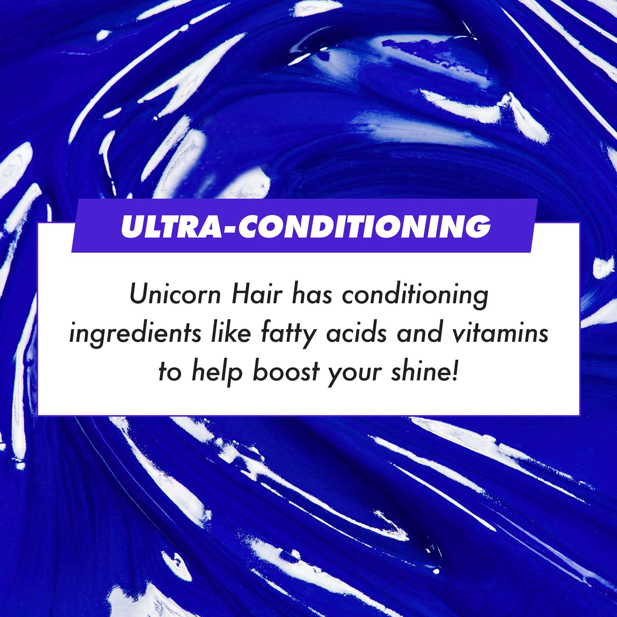 Lime Crime Unicorn Hair Dye Full Coverage, Mystic (Electric Blue) - Vegan and Cruelty Free Semi-Permanent Hair Color Conditions & Moisturizes - Temporary Blue Hair Dye With Sugary Citrus Vanilla Scent 5
