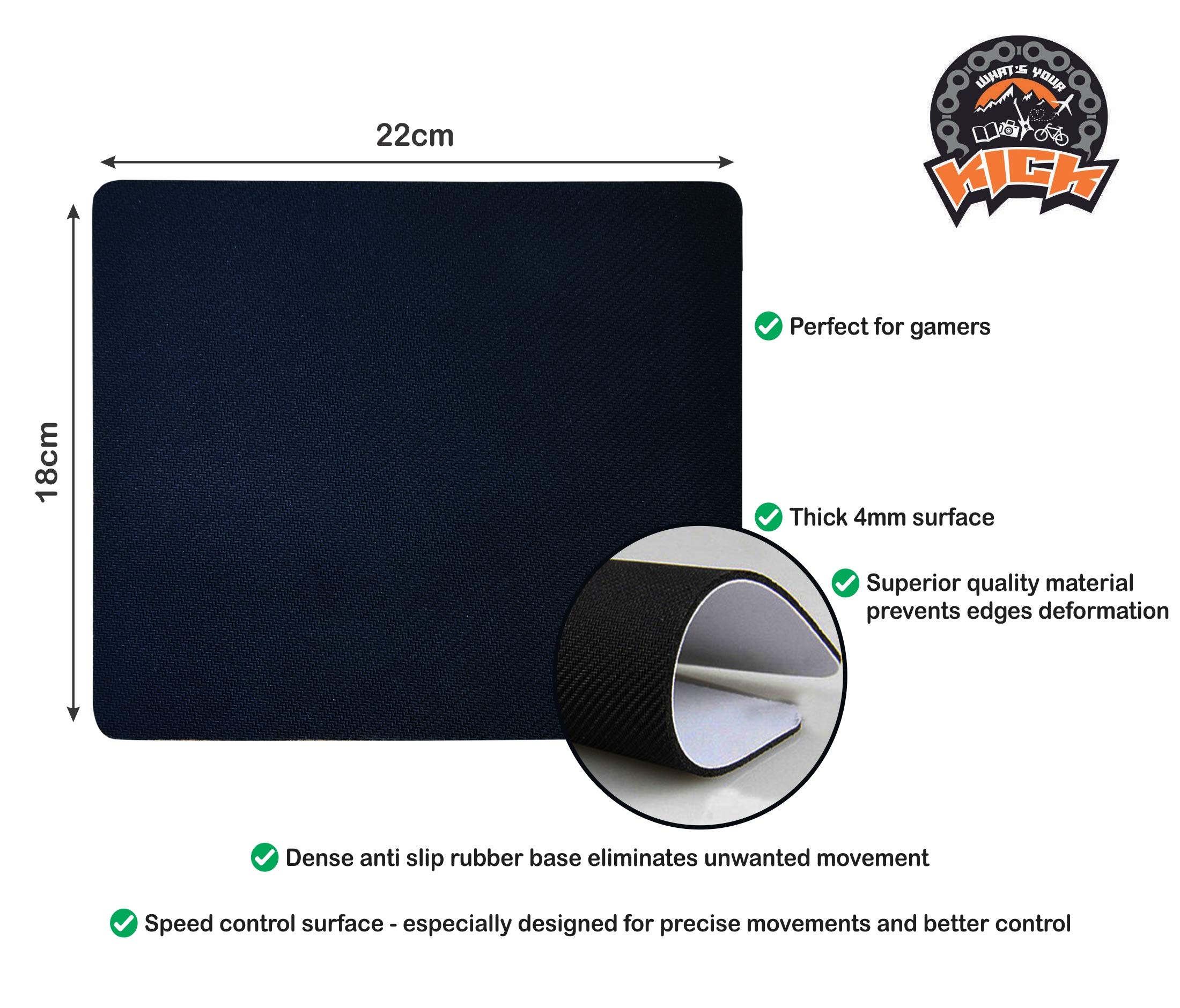 Coverkick Funny Hindi Quotes | Quotes | Hindi Dialogue | Stylish |Creative | Printed Mouse Pad/Designer Waterproof Coating Gaming Mouse Pad for Computer/Laptop (Multi27) 3