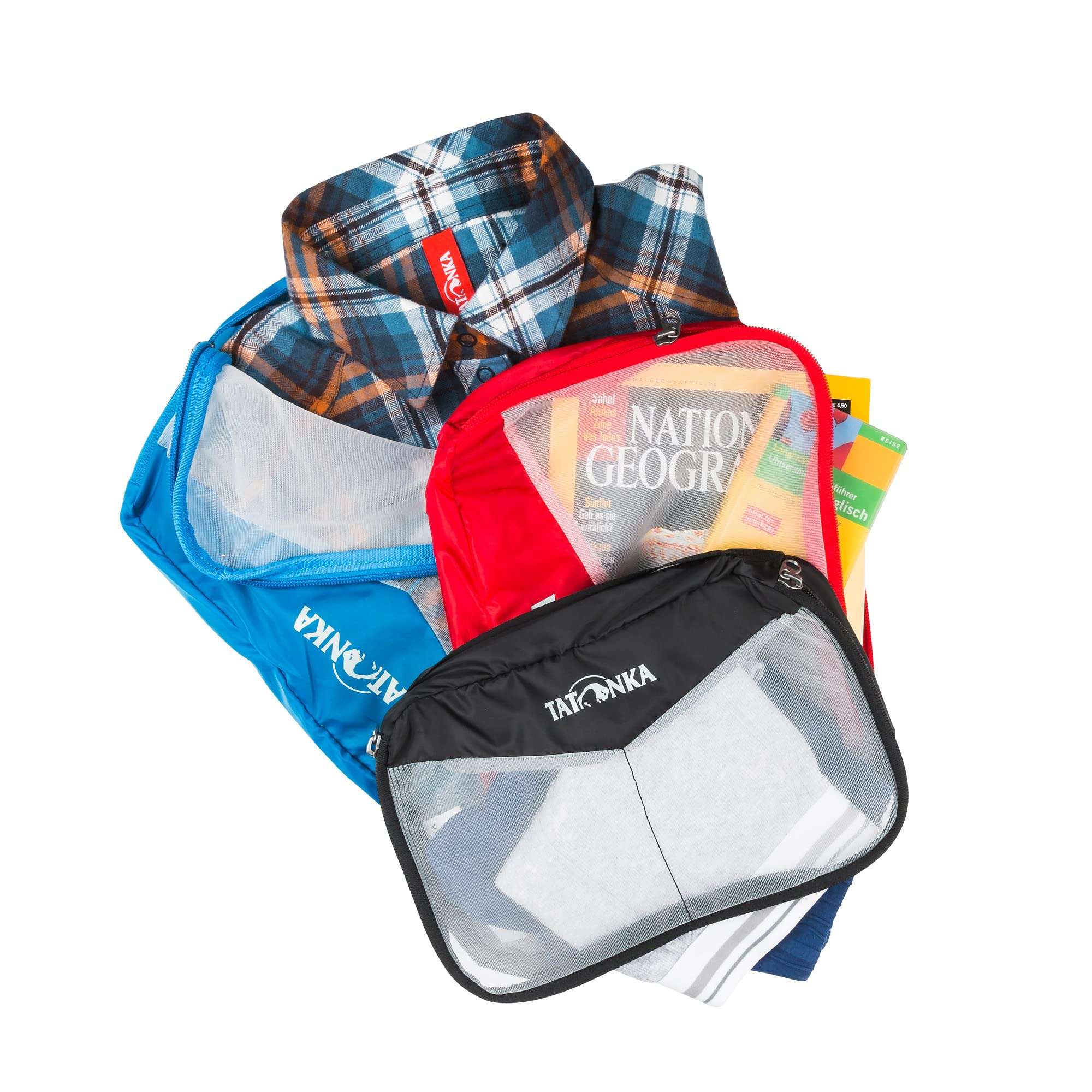 Tatonka Mesh Bag Set, Assorted Colours, 35 x 22 x 8 cm 3