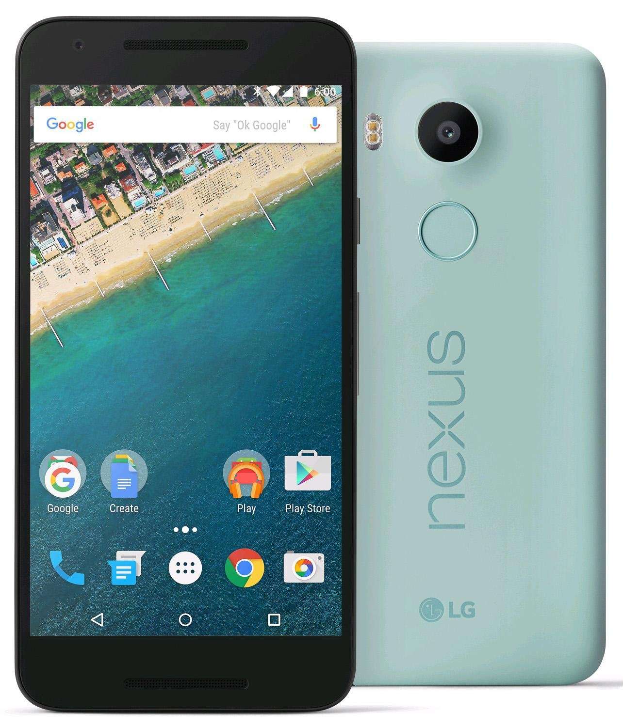 LG Nexus 5X, 16GB Unlocked Smart Phone, 5.2 Display - Ice Blue 1