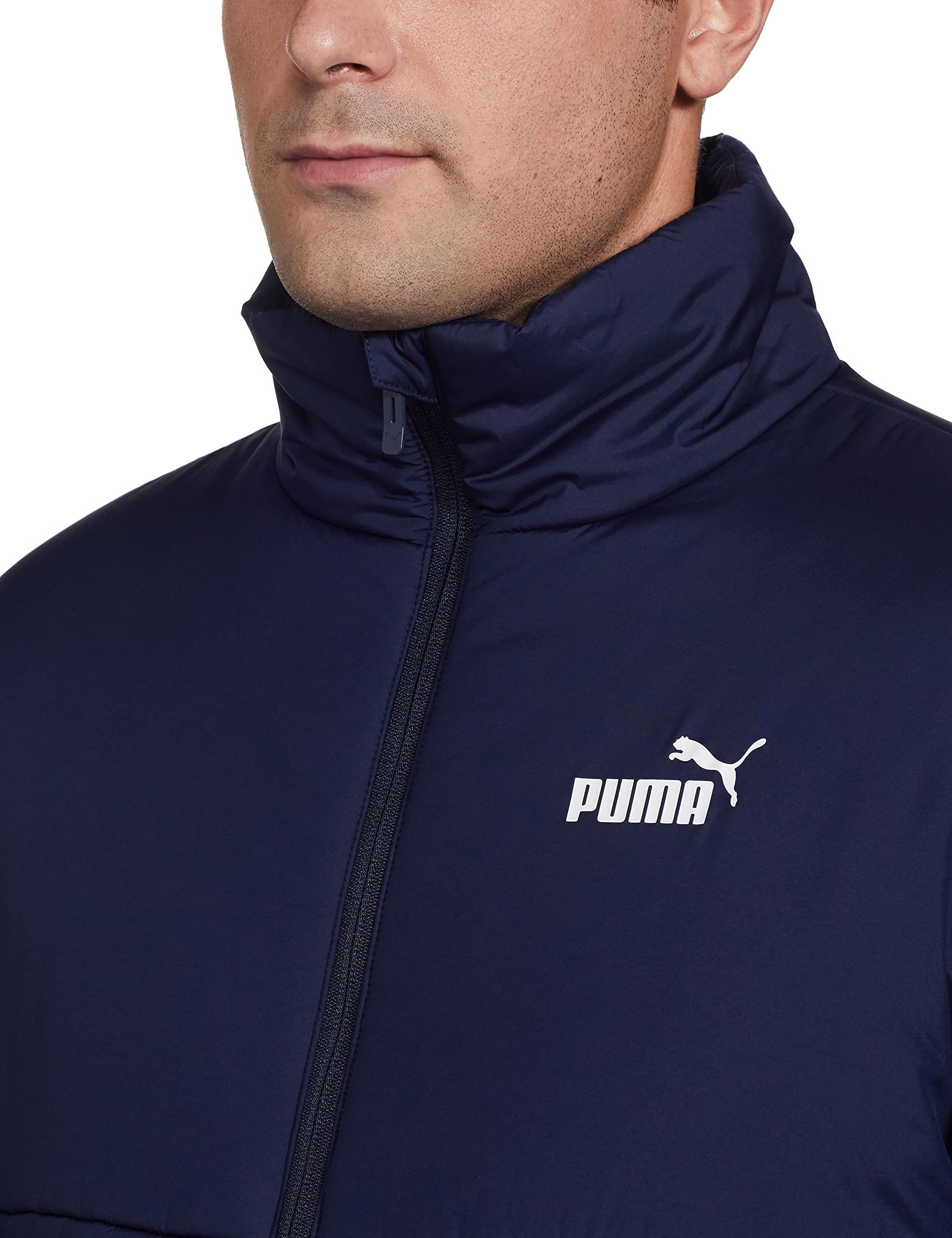 Puma Men's A-Line Coat (58768906_Blue_Extra Large) 4