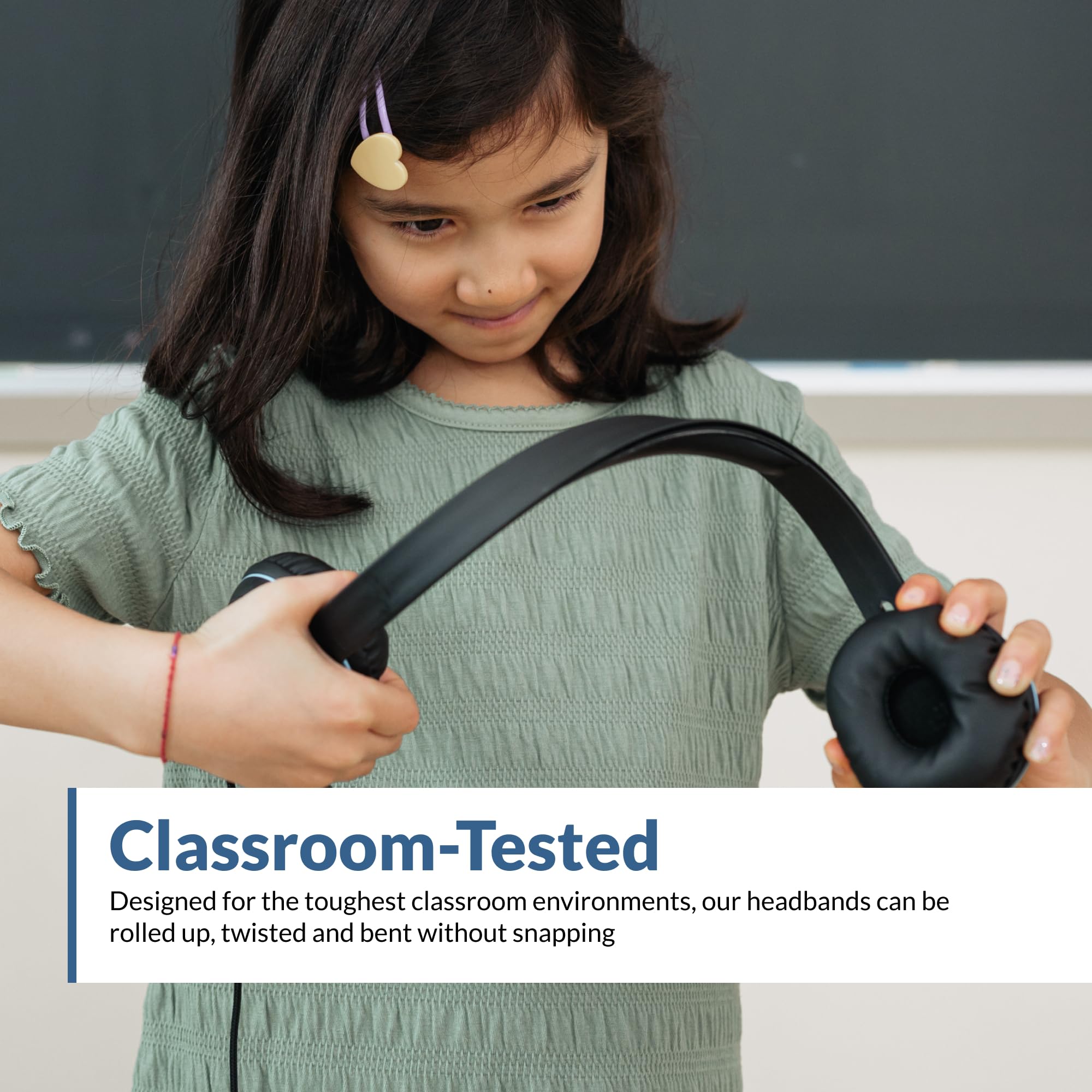 Cyber Acoustics USB-C Stereo Headset (AC-5014-80) – Durable, Crisp, and Clear Communication in Classrooms and at Home; in-Line Controls for Volume and Mic Mute - 80 Pack 3
