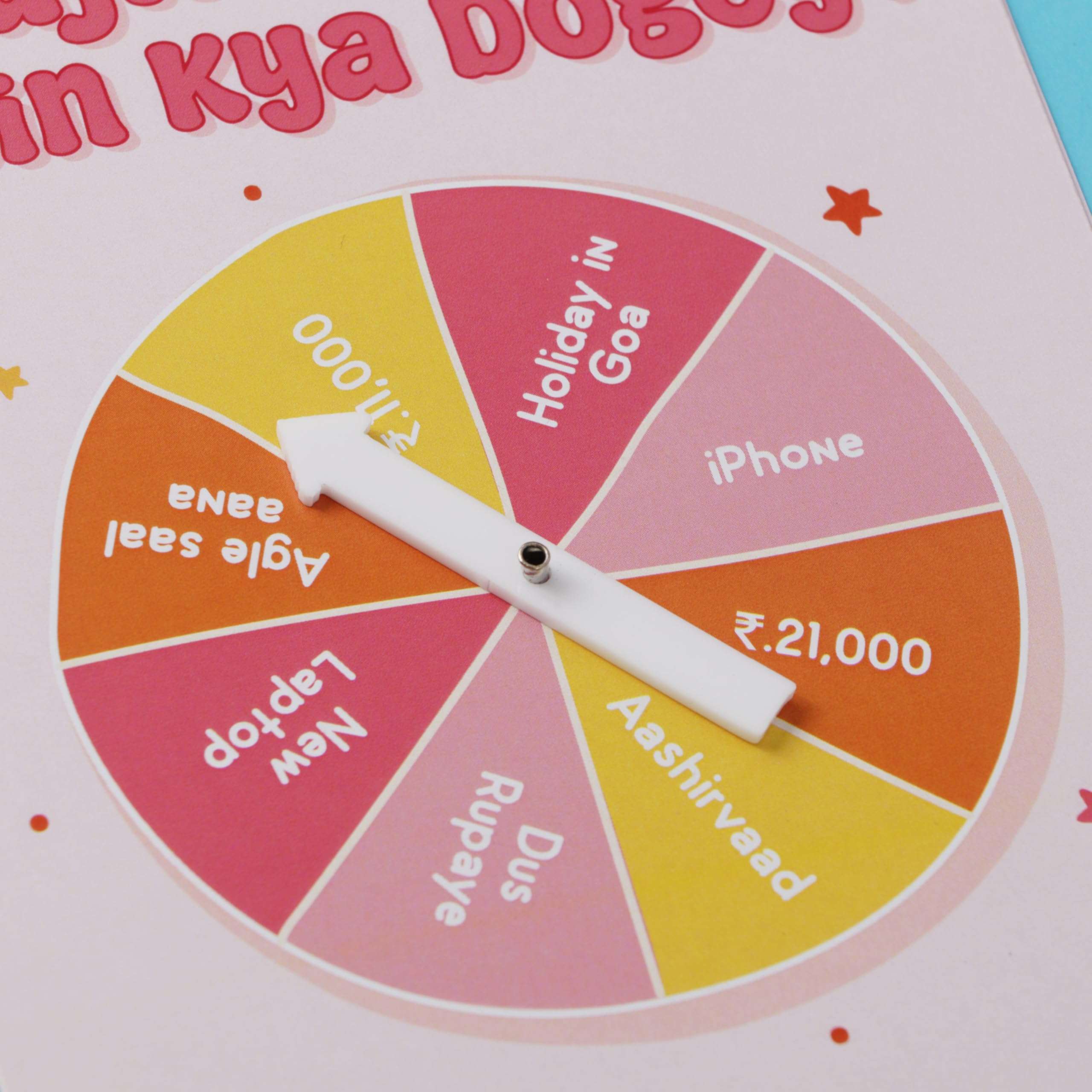Oye Happy- Spinwheel Card - Rakhi Gift for Sister/Brother/Rakshabandan Quirky Gift 5