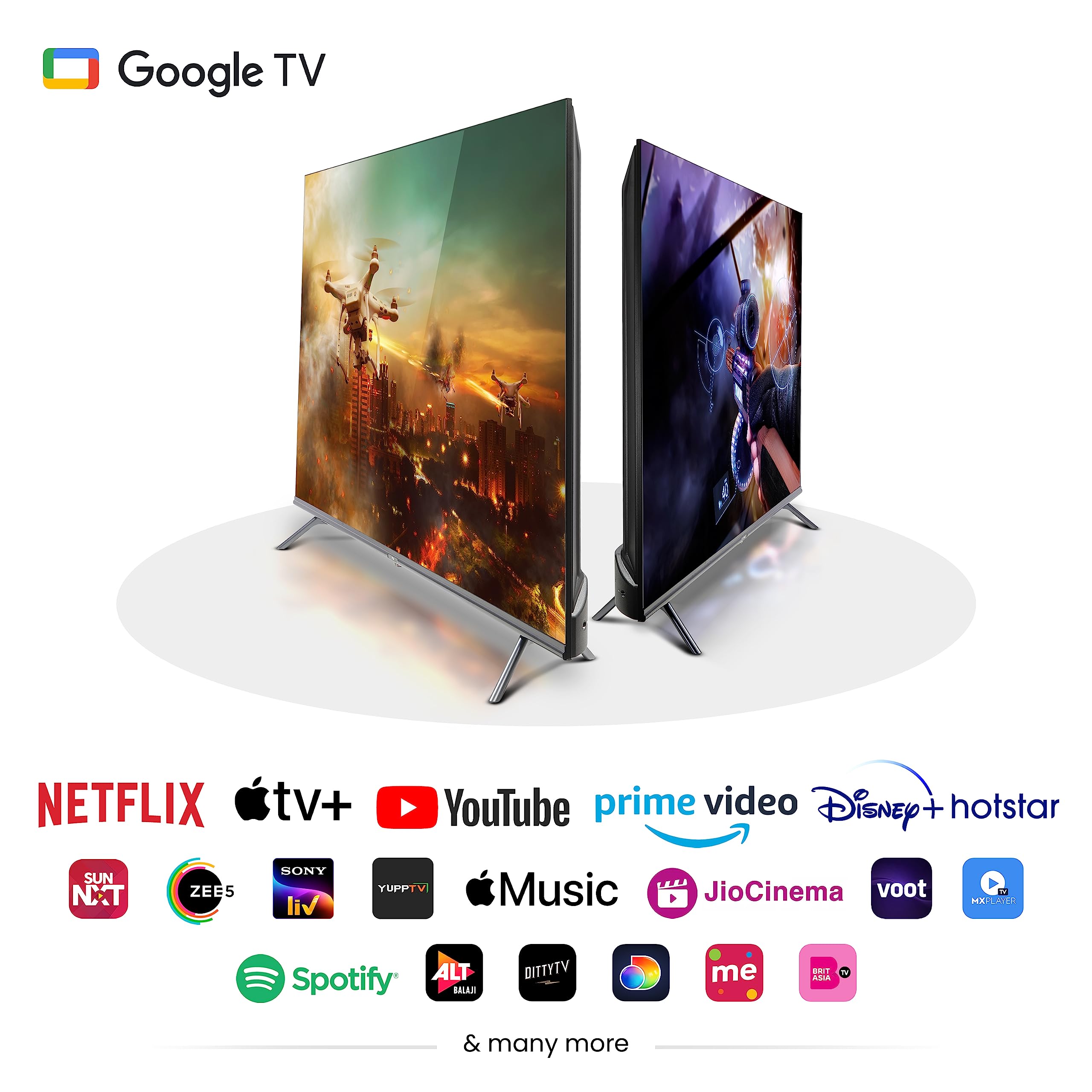 Nu 126 cm (50 inch) Google Series 4K Ultra HD QLED Smart TV LED50QUGNX (Black) 2023 Model 5