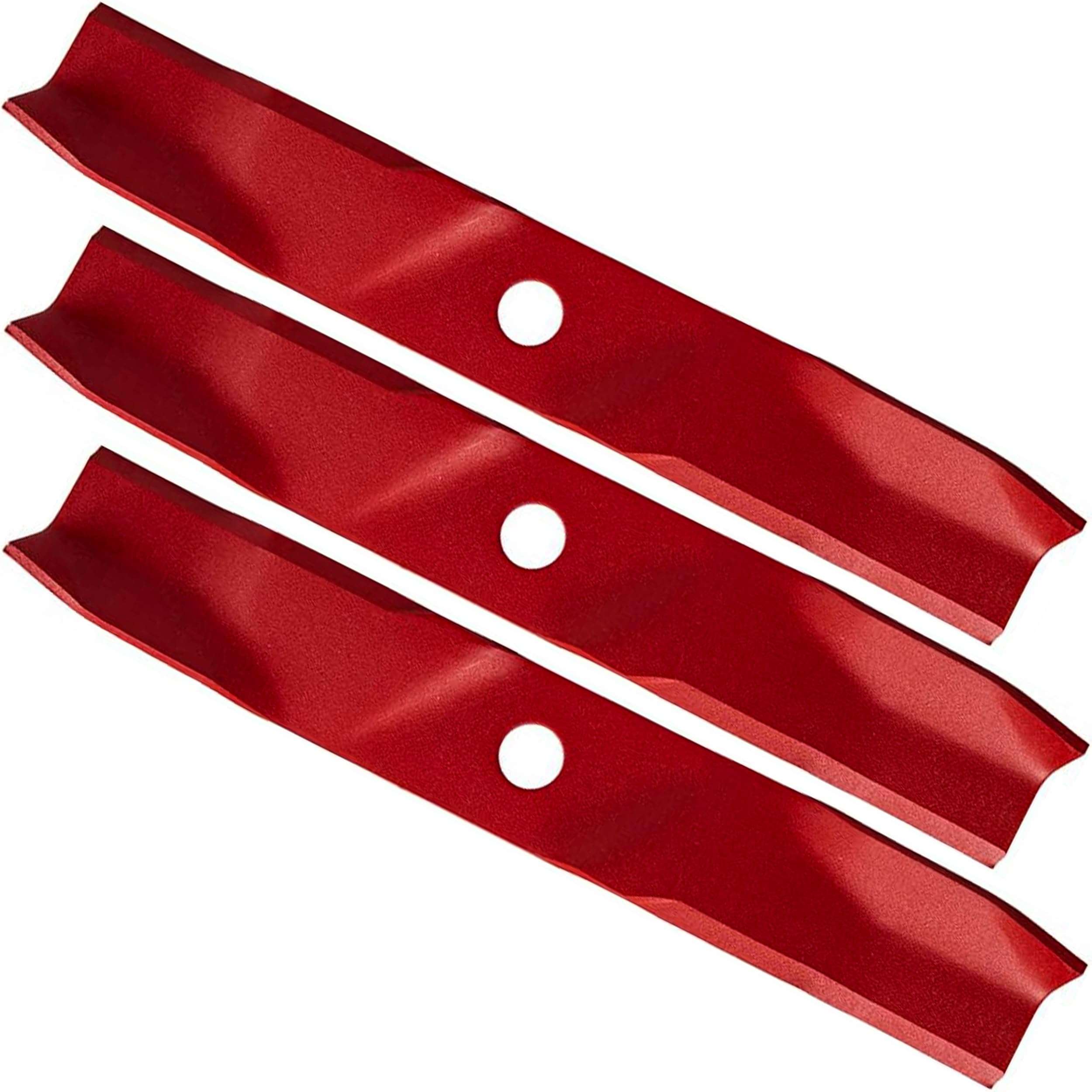 Mr Mower Parts 3-Pack Mulching Blade Set 48" Cut Deck for Exmark 103-6391 103-6391-S Fits Economy HP Lazer Z CT HP Next Lazer Z ASX AS Quest Turf Tracer Vintage 3