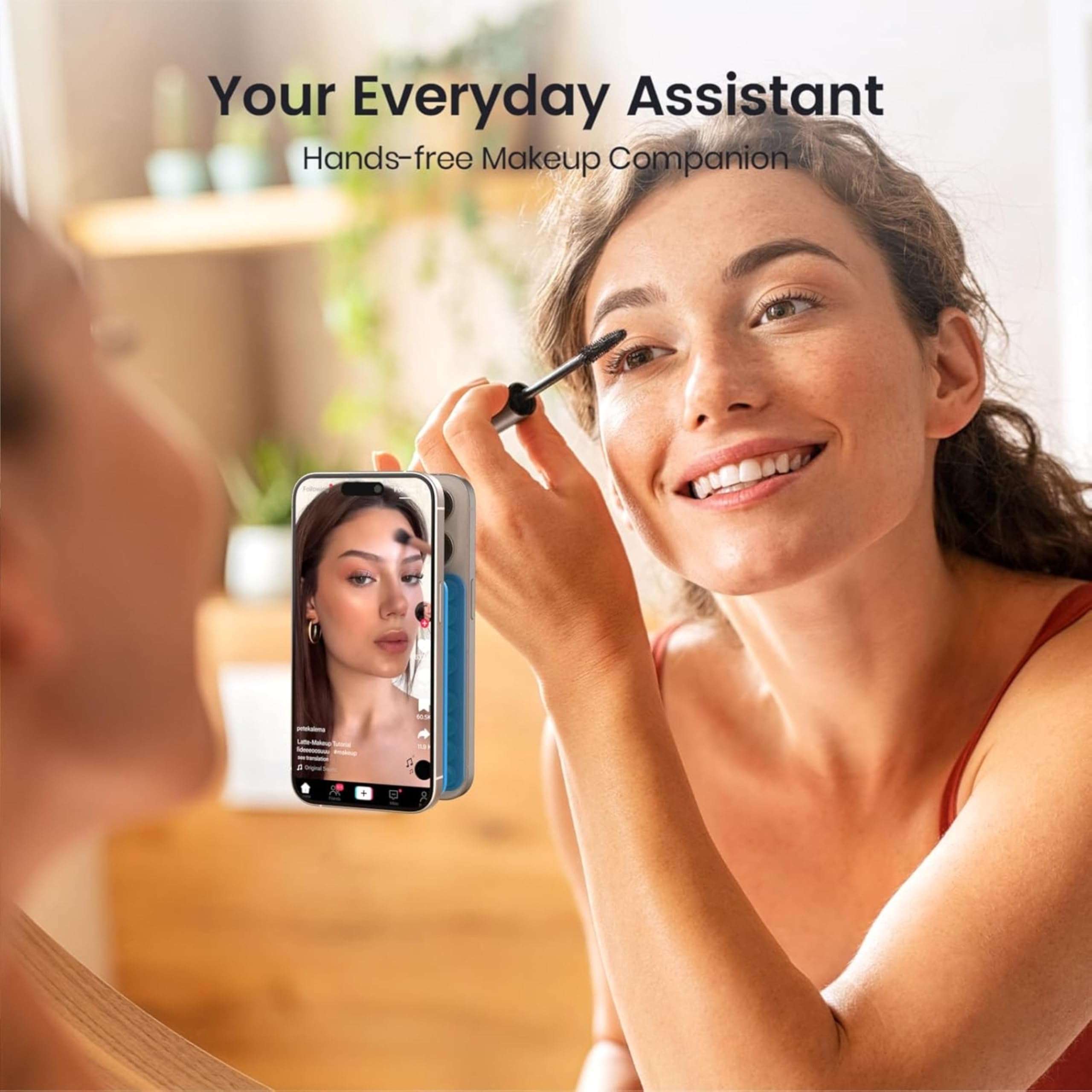 Like Star® Double Sided Back Cover for Silicone Suction Adhesive for Phone Cover | Stick Ease Multi-Purpose Hands-Free Suction Phone Accessory | Strong Grip Holder for Mirror & Shower (Pack of 3) 6