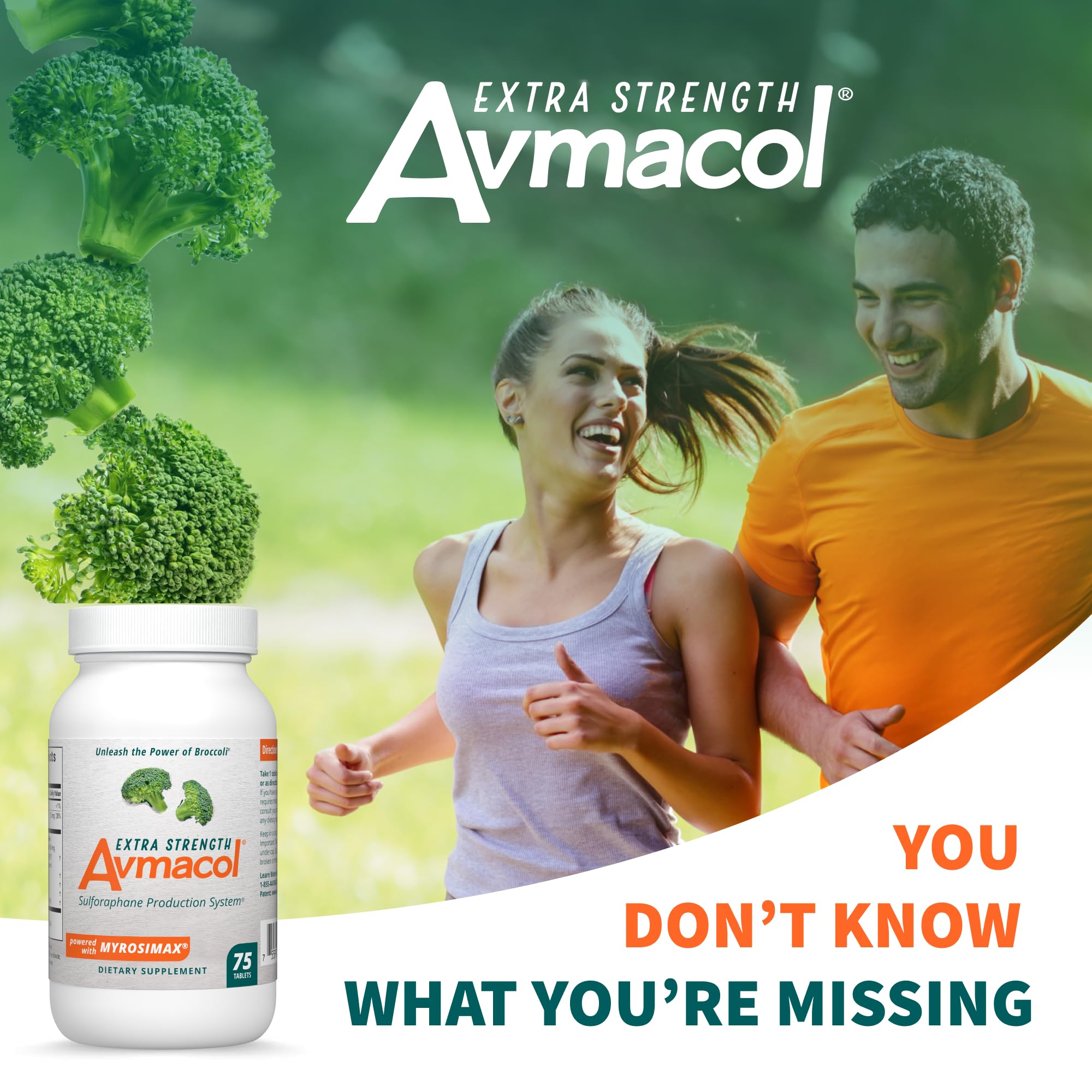 Nutramax Laboratories Avmacol Extra Strength #1 Researched Sulforaphane-Producing Brand for Detoxification, Antioxidant Support, Immune Health, Adults & Children, Moringa, 75 Tablets 4