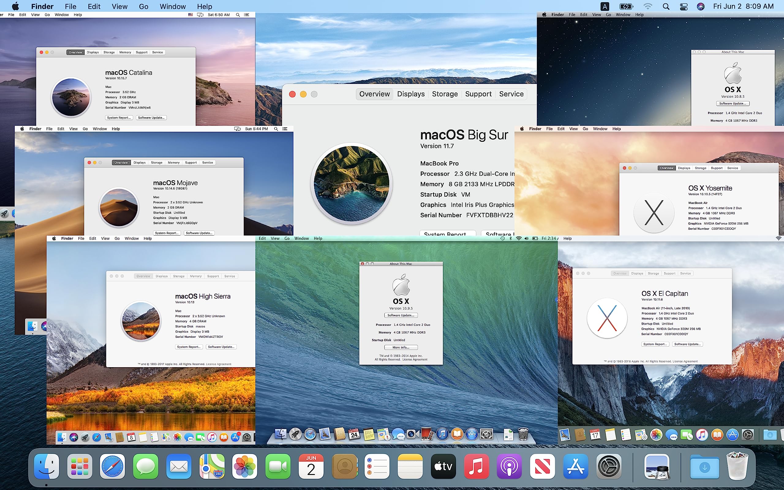 FOTN 8-in-1, Big Sur、Catalina、Mojave、High Sierra、El Capitan、Yosemite、Mavericks, Bootable USB Drive 3.2, Reinstall/Upgrade Mac OS X 4