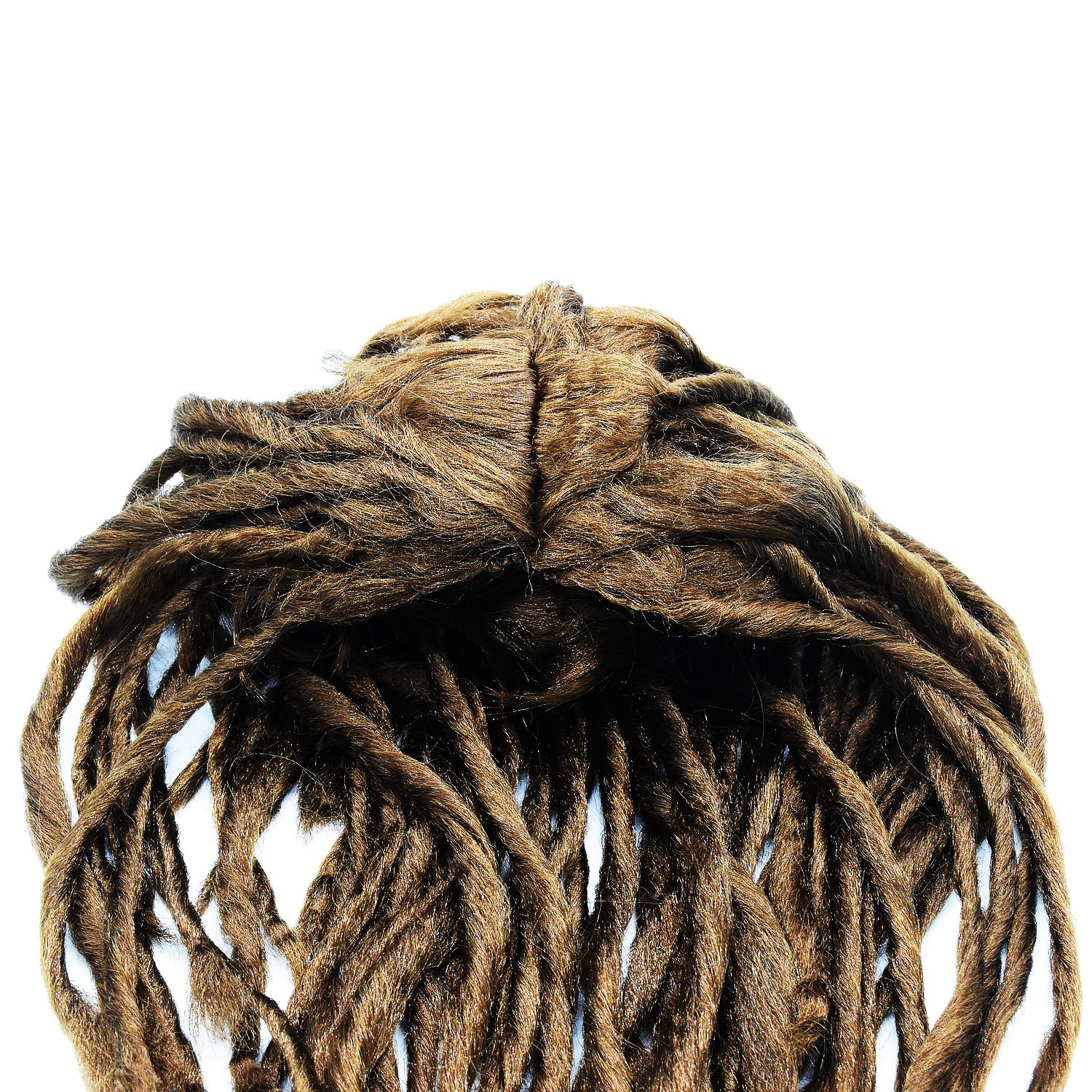 IMOSA Premade Synthetic Cosplay Reggae Dreadlocks Wig African American Wigs (Brown) 4
