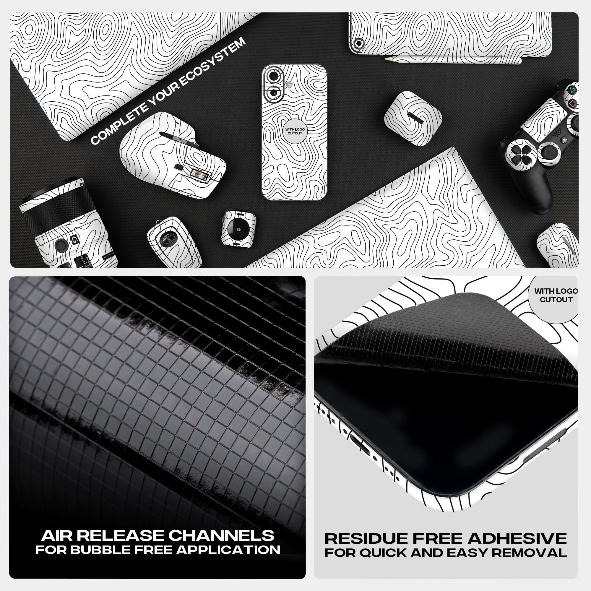 Capes India Mobile Phone Skins Compatible with Apple iPhone 16 | Not a Cover/Case | Protective Film Vinyl Sticker (Tornado, Full Body Skin) 5