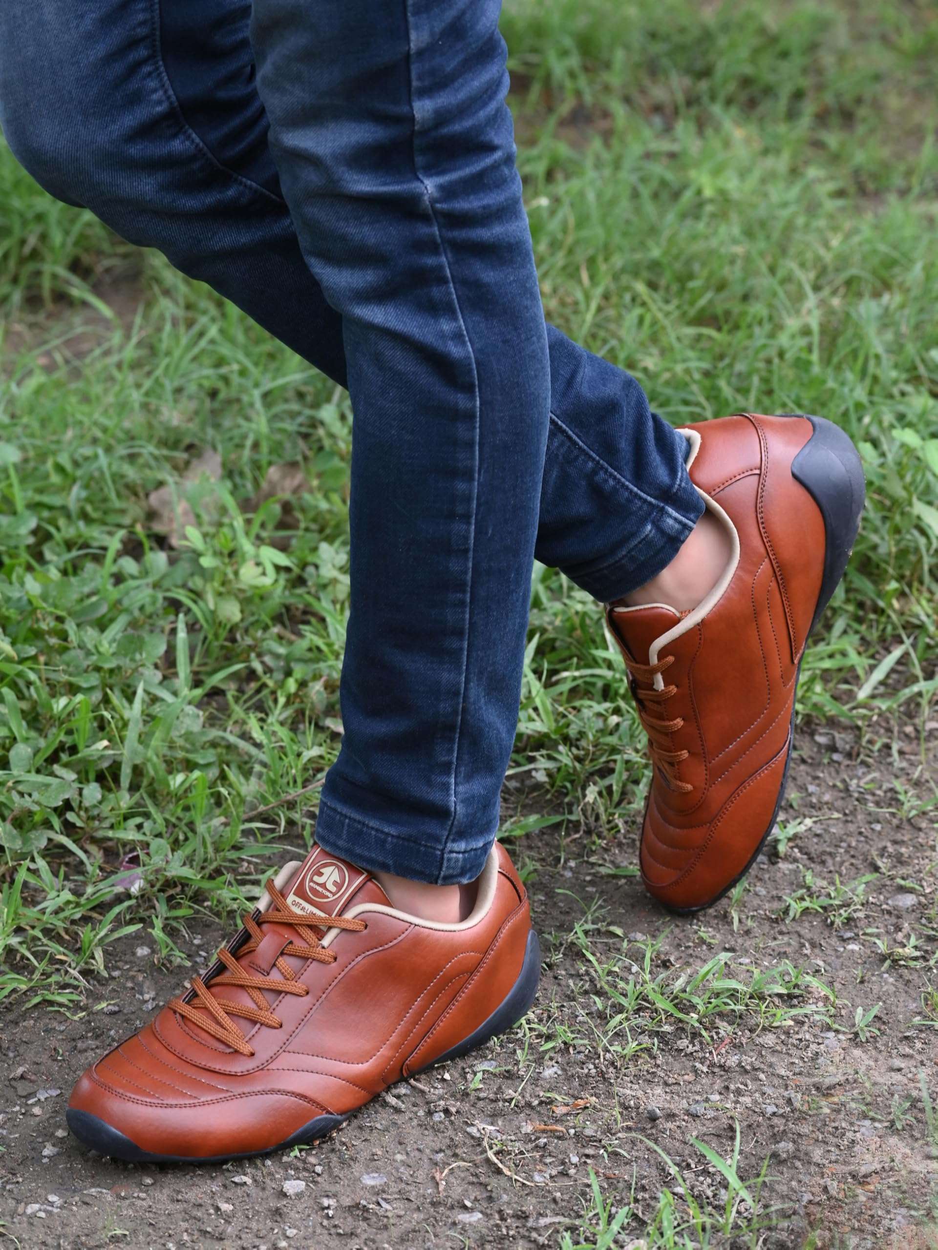 OFF LIMITS Men Speed CAT, Casual Shoes, Crazy Horse/TAN, UK 11 3