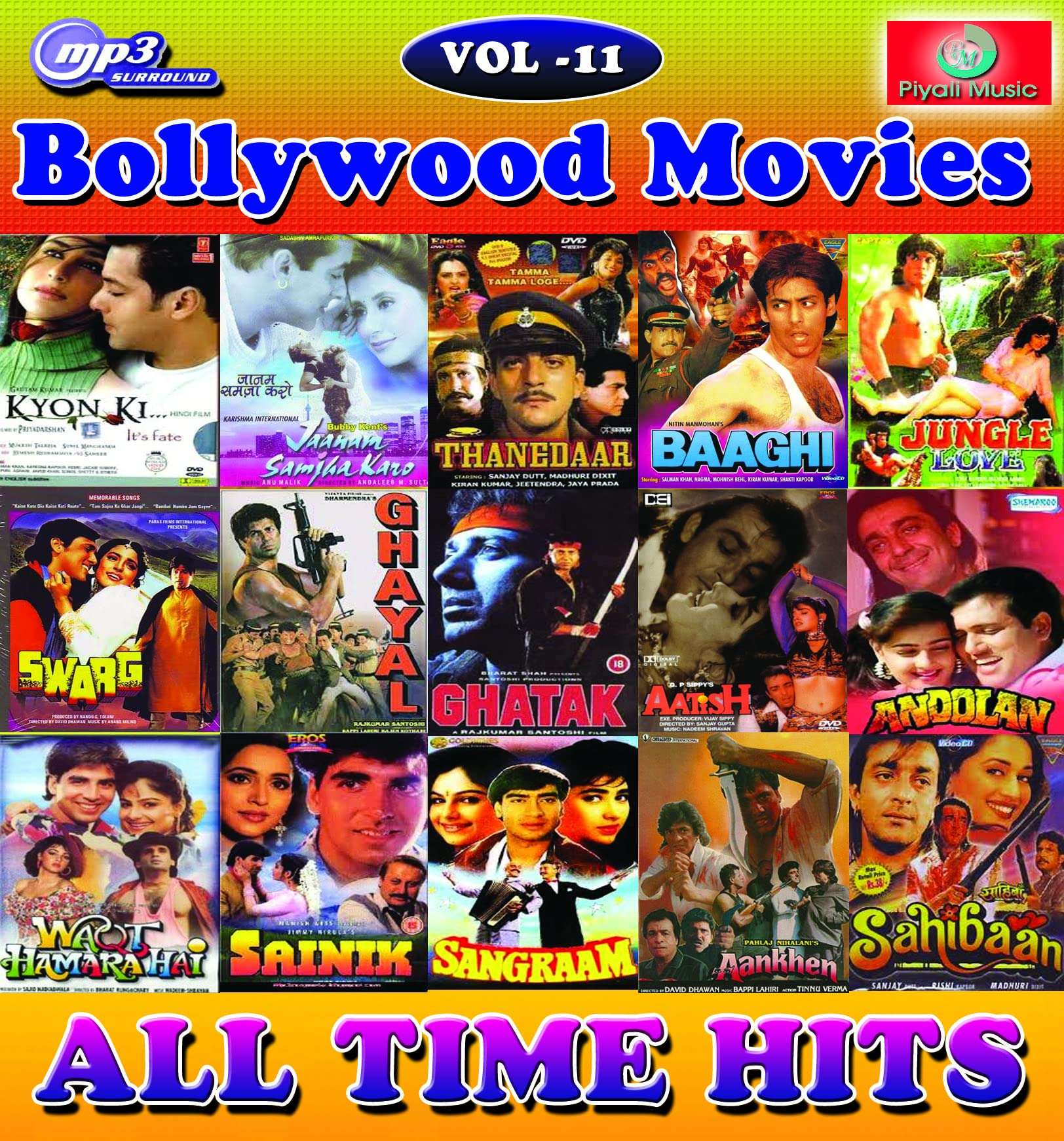 Generic Pen Drive - 90's Bollywood Song - Vol 3 // CAR Song // Long Drive Songs // 16GB USB 1