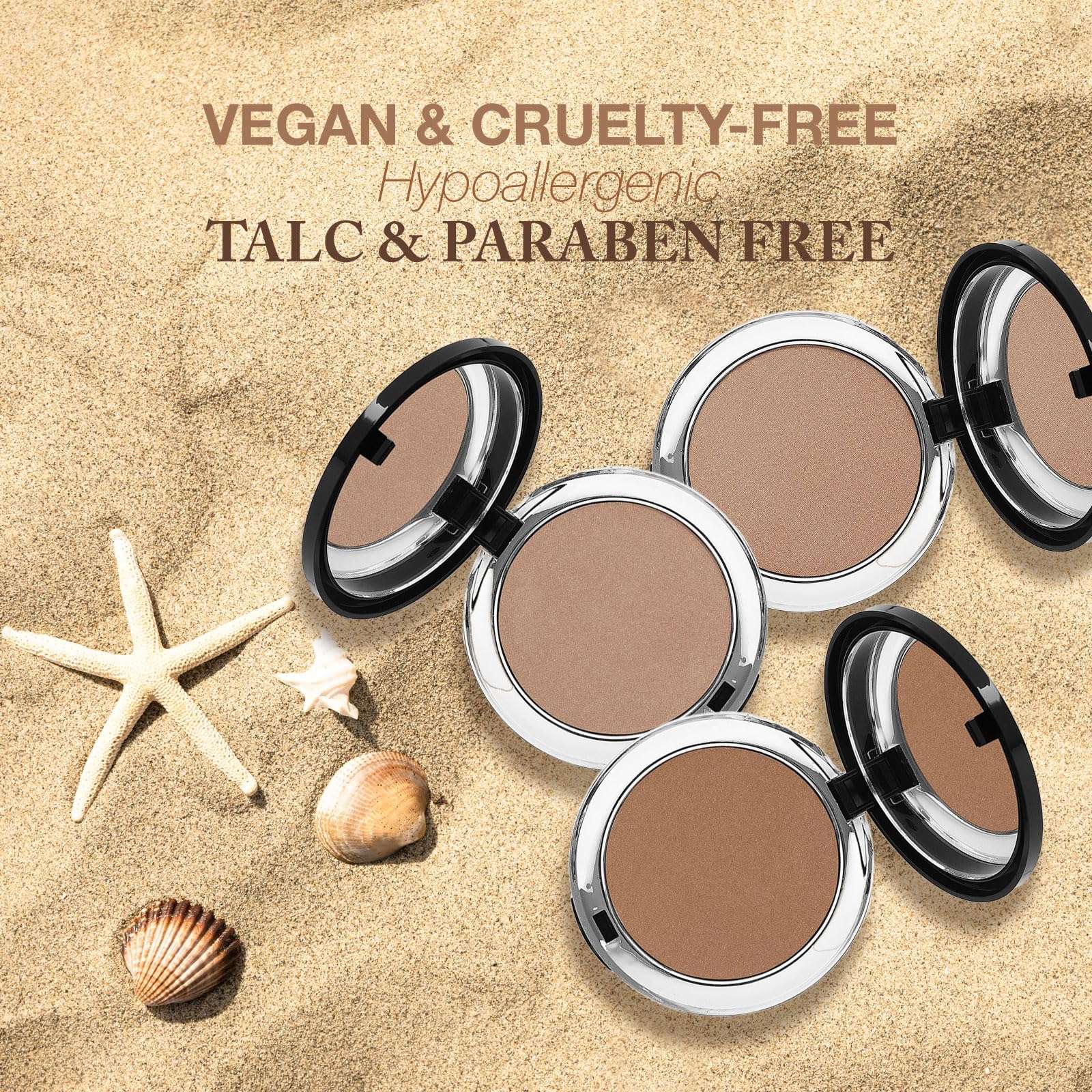 bellapierre Compact Mineral Bronzer | Beautifully Warms for a Sun Kissed Glow | Infused with Nourishing Jojoba | Non-Toxic & Paraben Free Formula - Starshine - 0.3 Oz 4