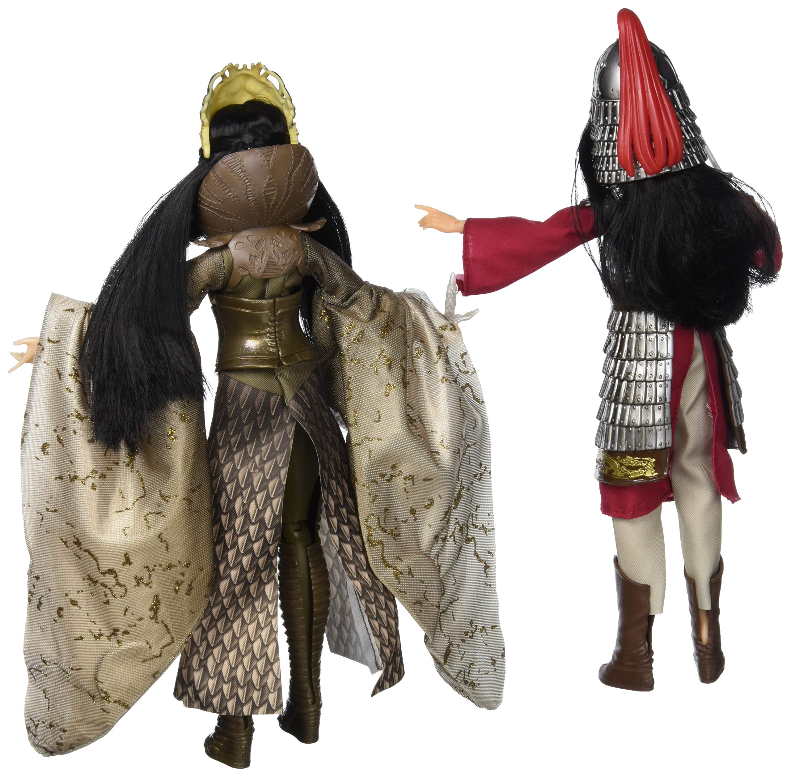 Disney Princess Mulan and Xianniang Dolls with Helmet,Armor,and Sword,Inspired by 's Mulan Movie,Toy for Kids and Collectors 4