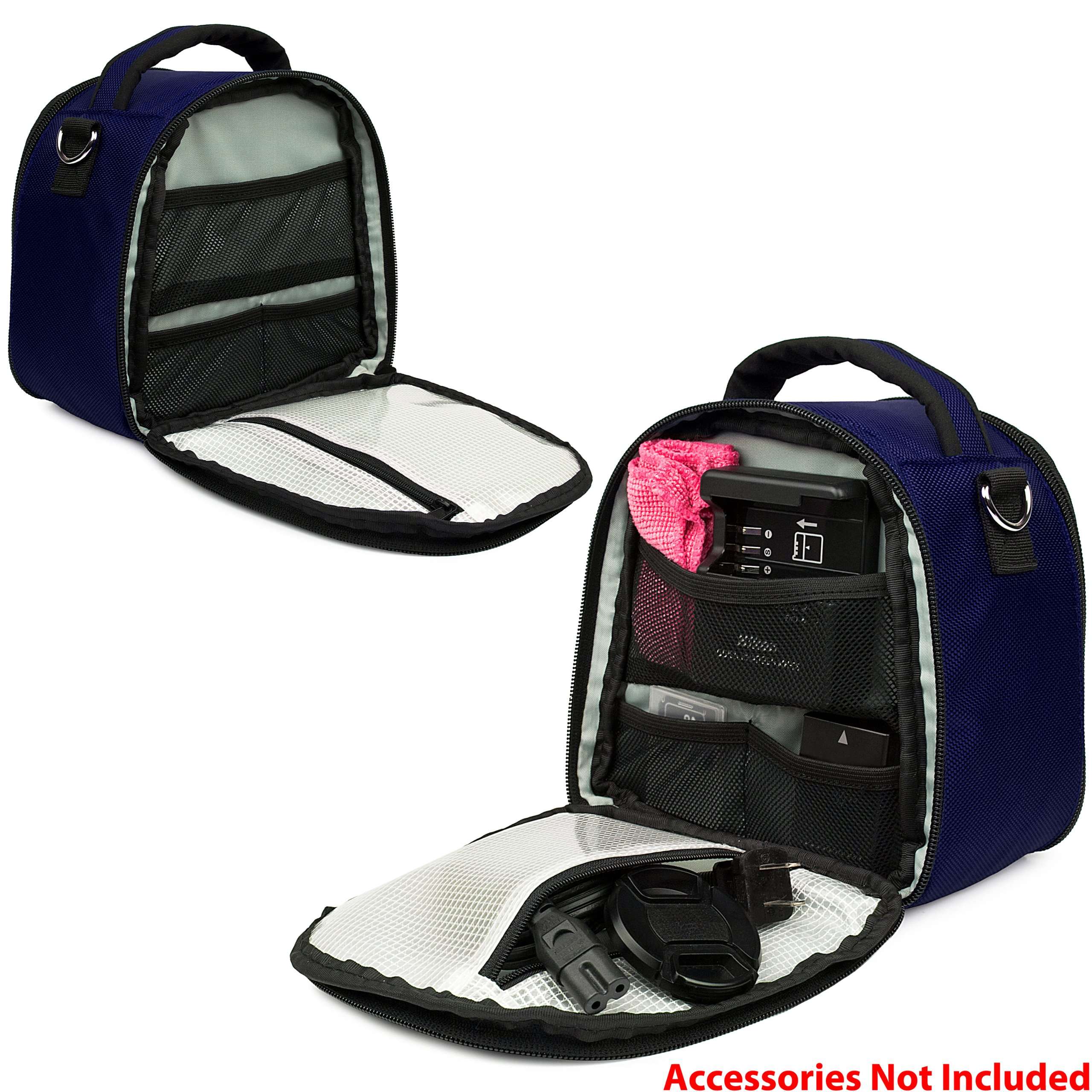 Nylon SLR Bag Blue for Canon Powershot SX150 is, SX160 is, SX40, SX50, SX500 is DSLR Camera 6