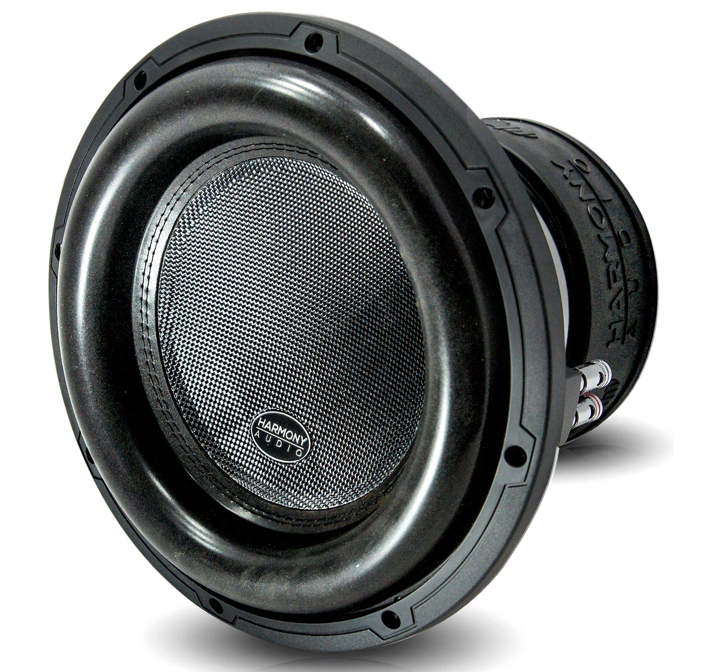 2X Harmony HA-ML122 Monolith 12" Competition SPL Sub 3000W Dual 2 Ohm Subwoofer 4