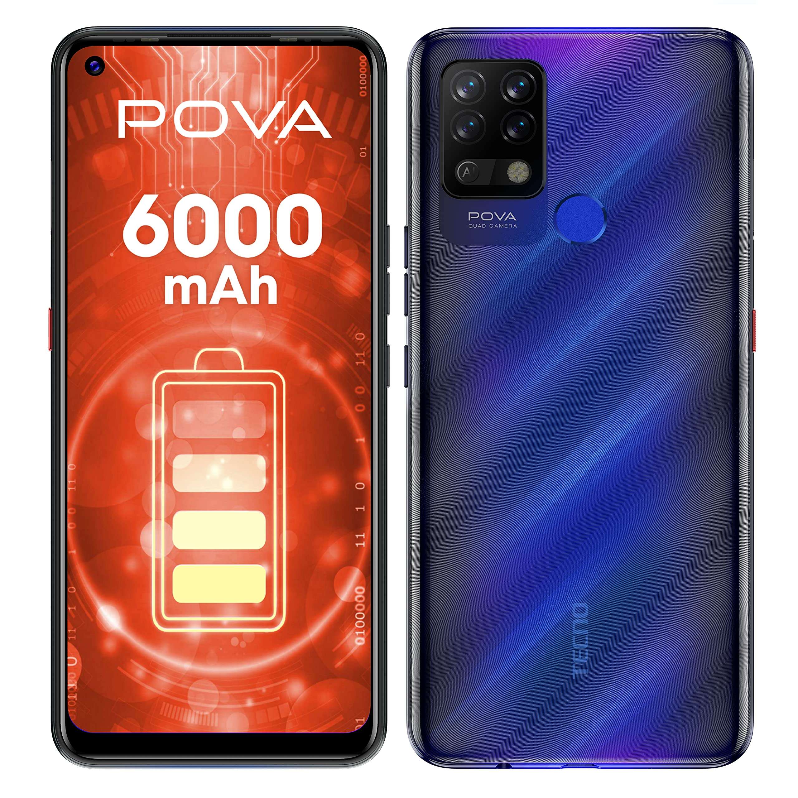 TECNO Pova (Magic Blue, 6GB RAM, 128GB Storage) 3