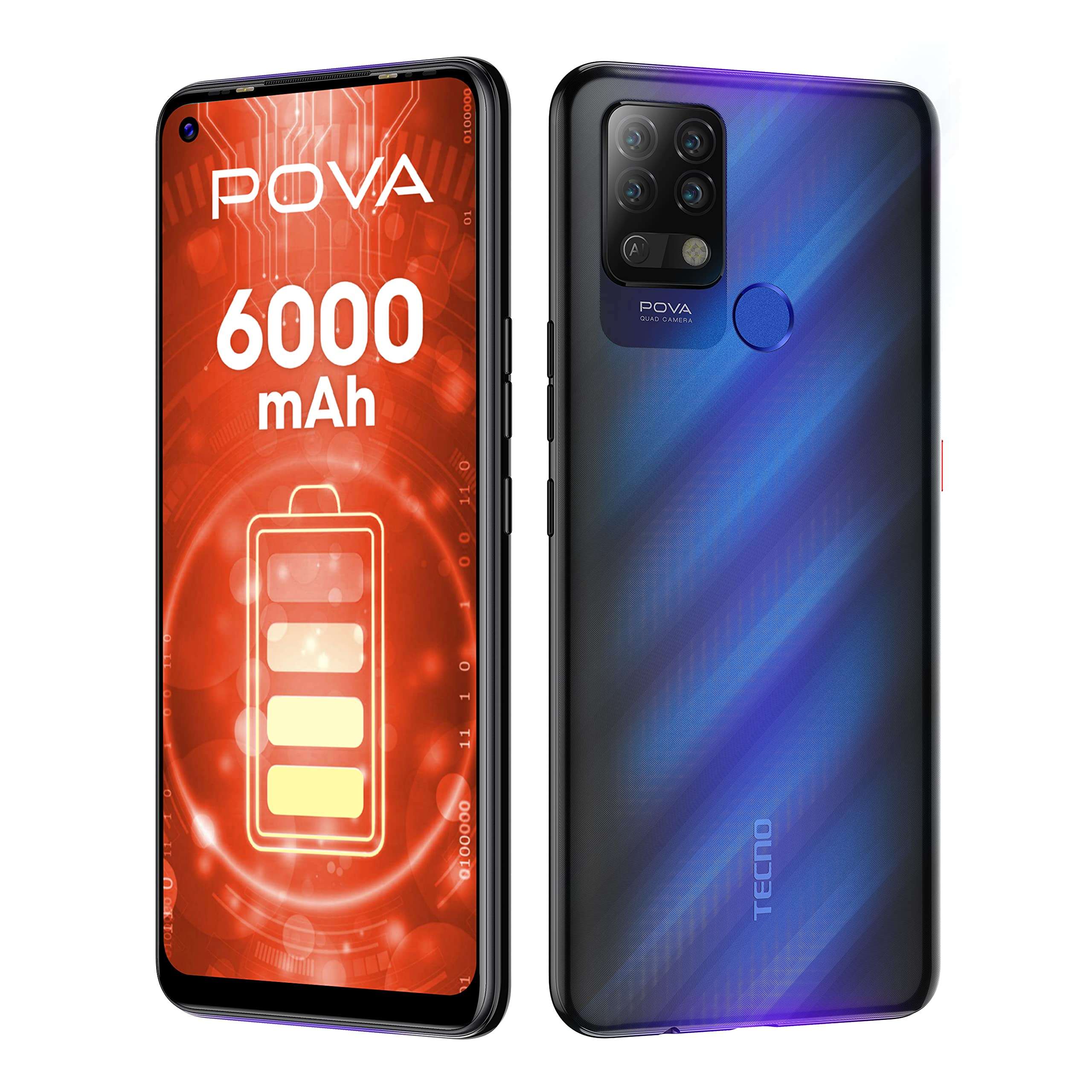 TECNO Pova (Magic Blue, 6GB RAM, 128GB Storage) 4