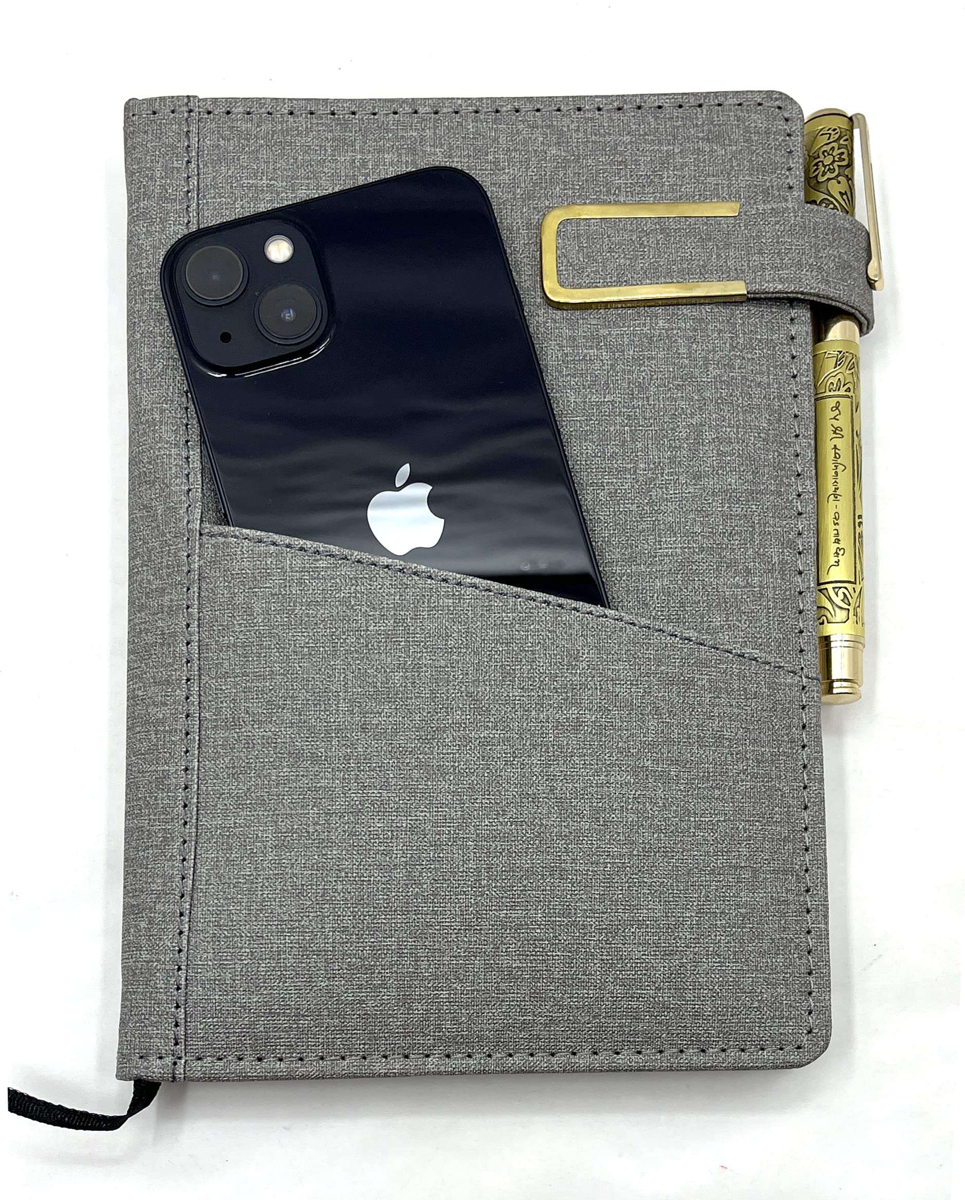 Schmick A5 Office Notebook Diary for Men Women with Magnetic Flip Lock and Pen Holder (192 Ruled Pages, 6 x 8.5 Inches, 80 GSM) 5