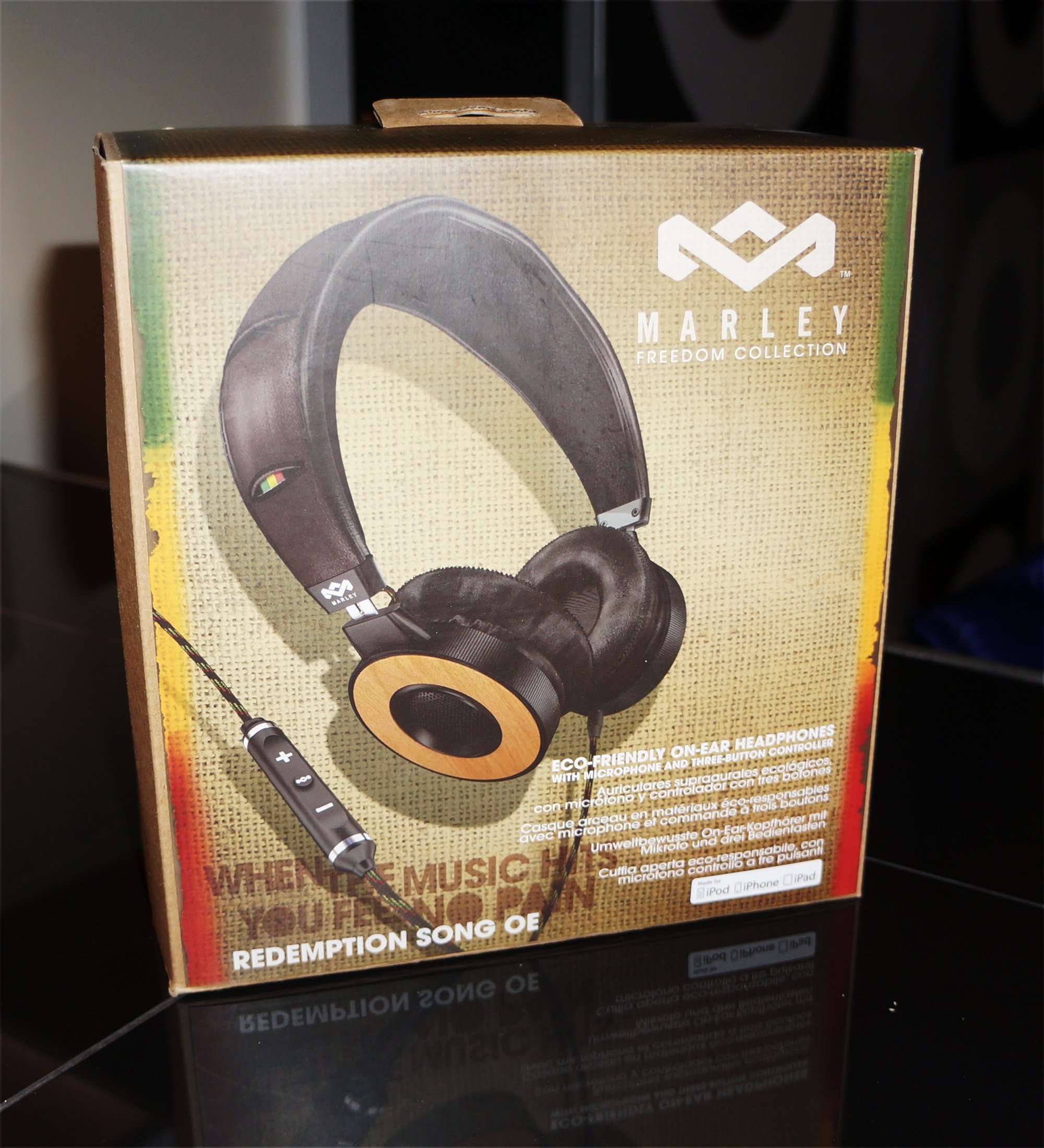 House of Marley EM-FH023-HA Redemption Song On-Ear Headphones 1