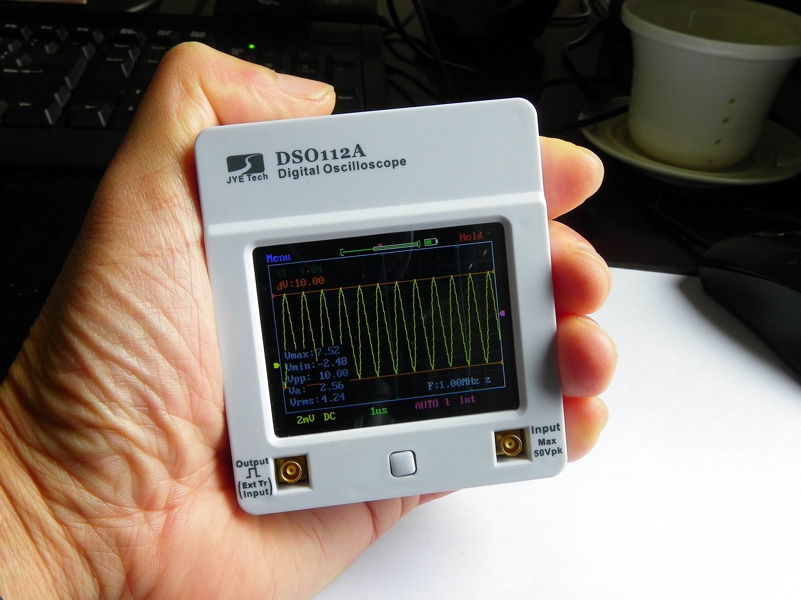 JYETech DSO Coral Pocket Battery-Powered Oscilloscope w/Color Touch Display (DSO112A) 3