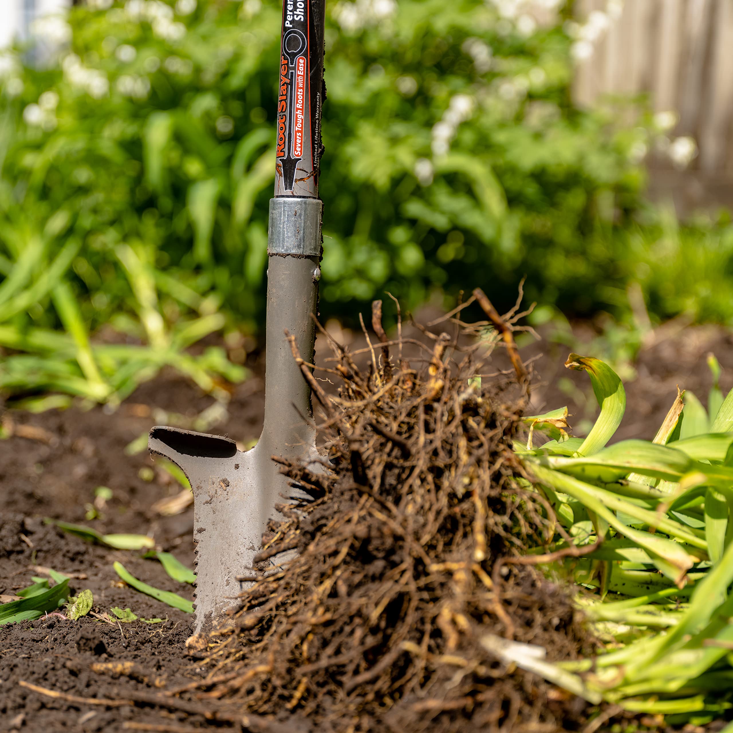 Radius Garden 23311, Root Slayer Perennial Shovel, Red 6