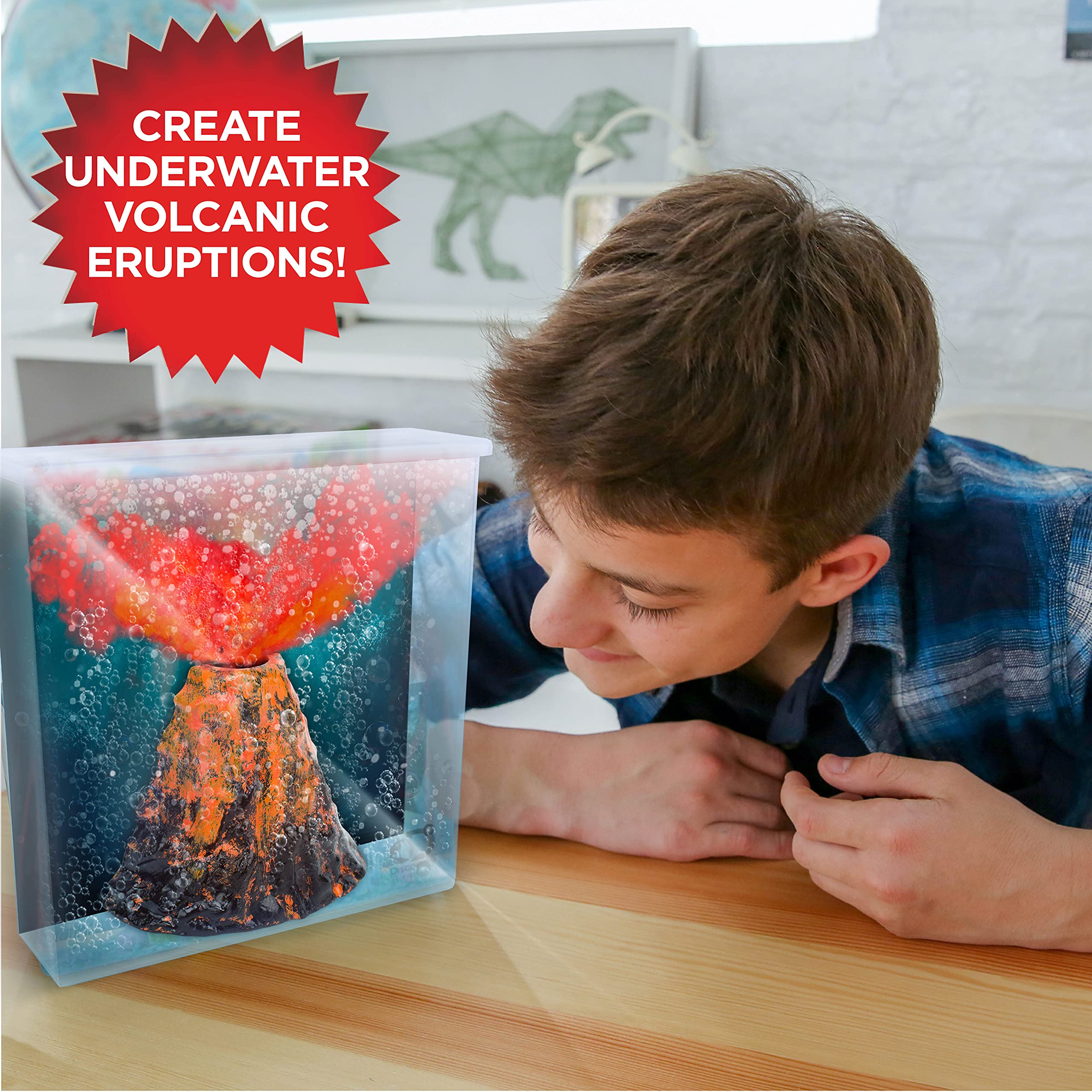 Discovery Under Water Volcano Eruption - Lava Eruption Experiment – DIY Volcano - STEM Science Kit for Kids Ages 8 And Up 3