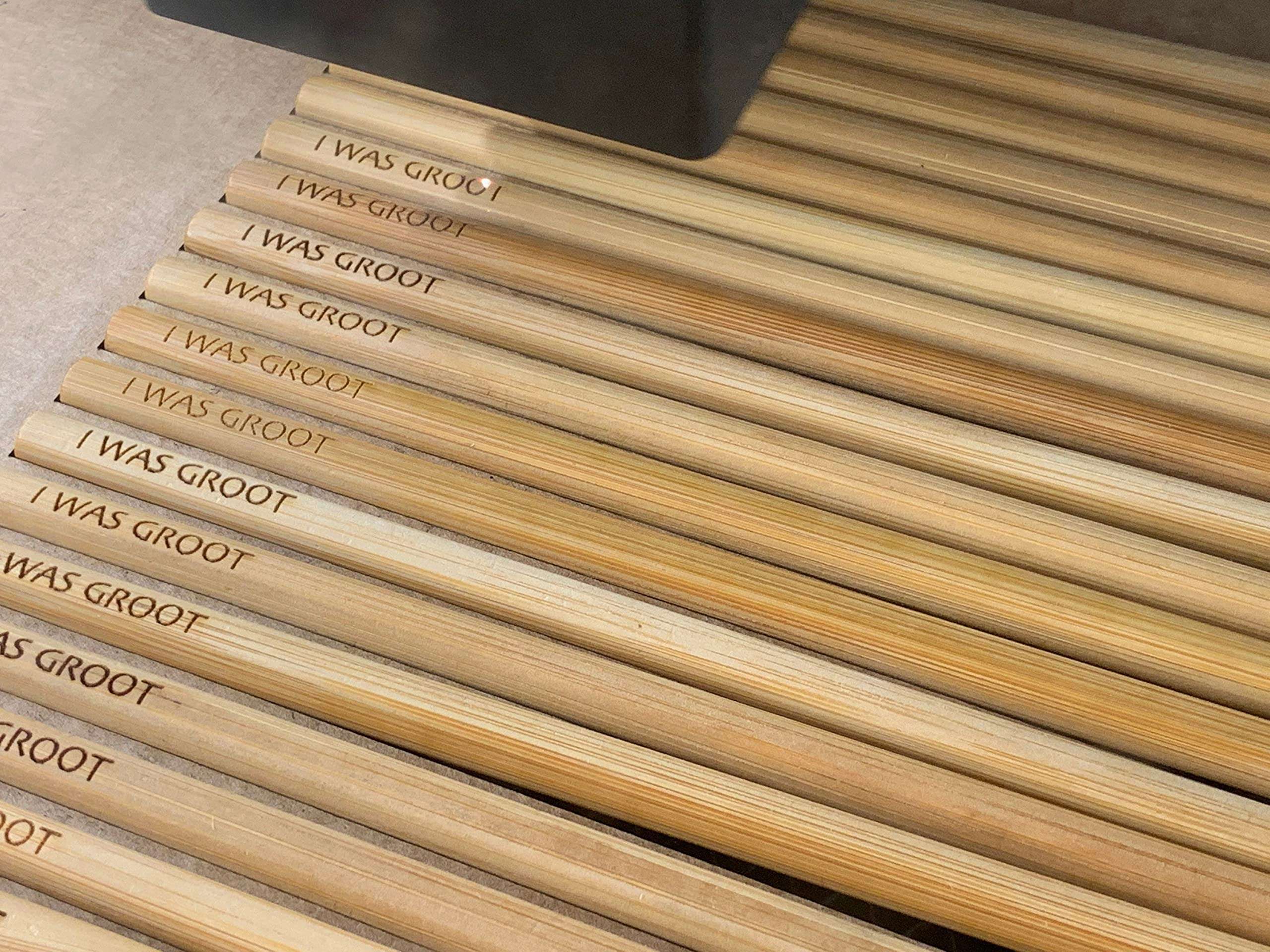 I was Groot bamboo chopsticks 3