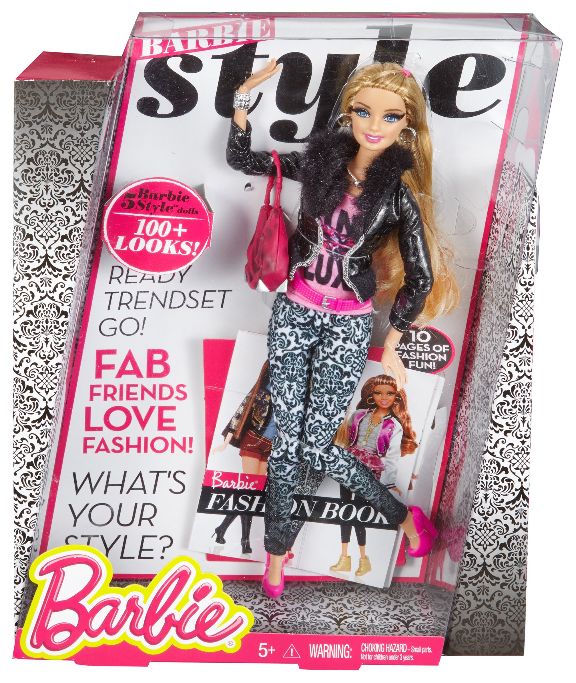 Barbie Style Pink Luxe Doll 6