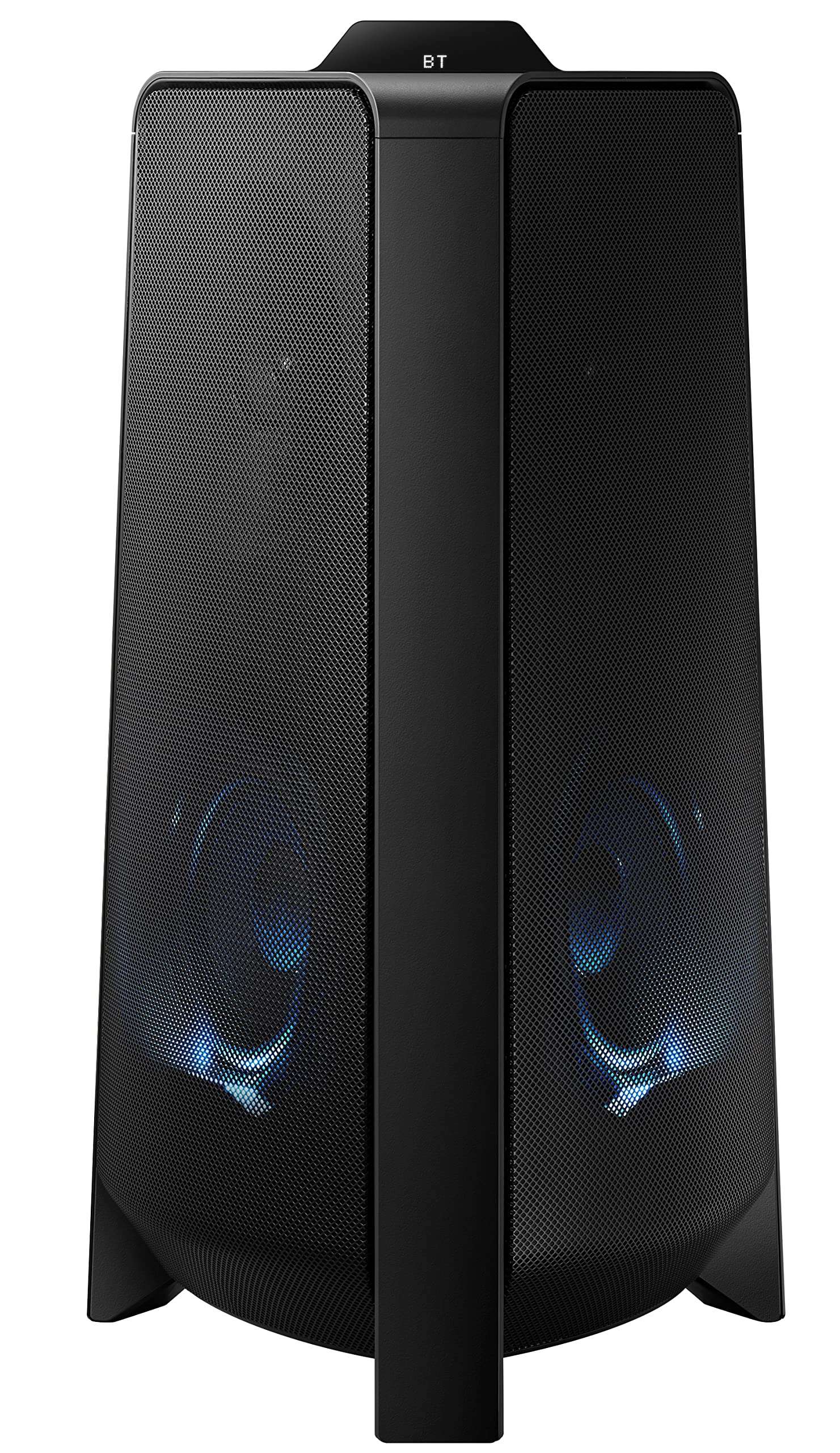 Samsung {MX-T50/XL) Sound Tower High Power Audio, Floor Standing Speaker, Bi-Directional Sound, Water Resistant, Party Lights, Bluetooth Multi-Connection, USB Music Playback (Black) 1