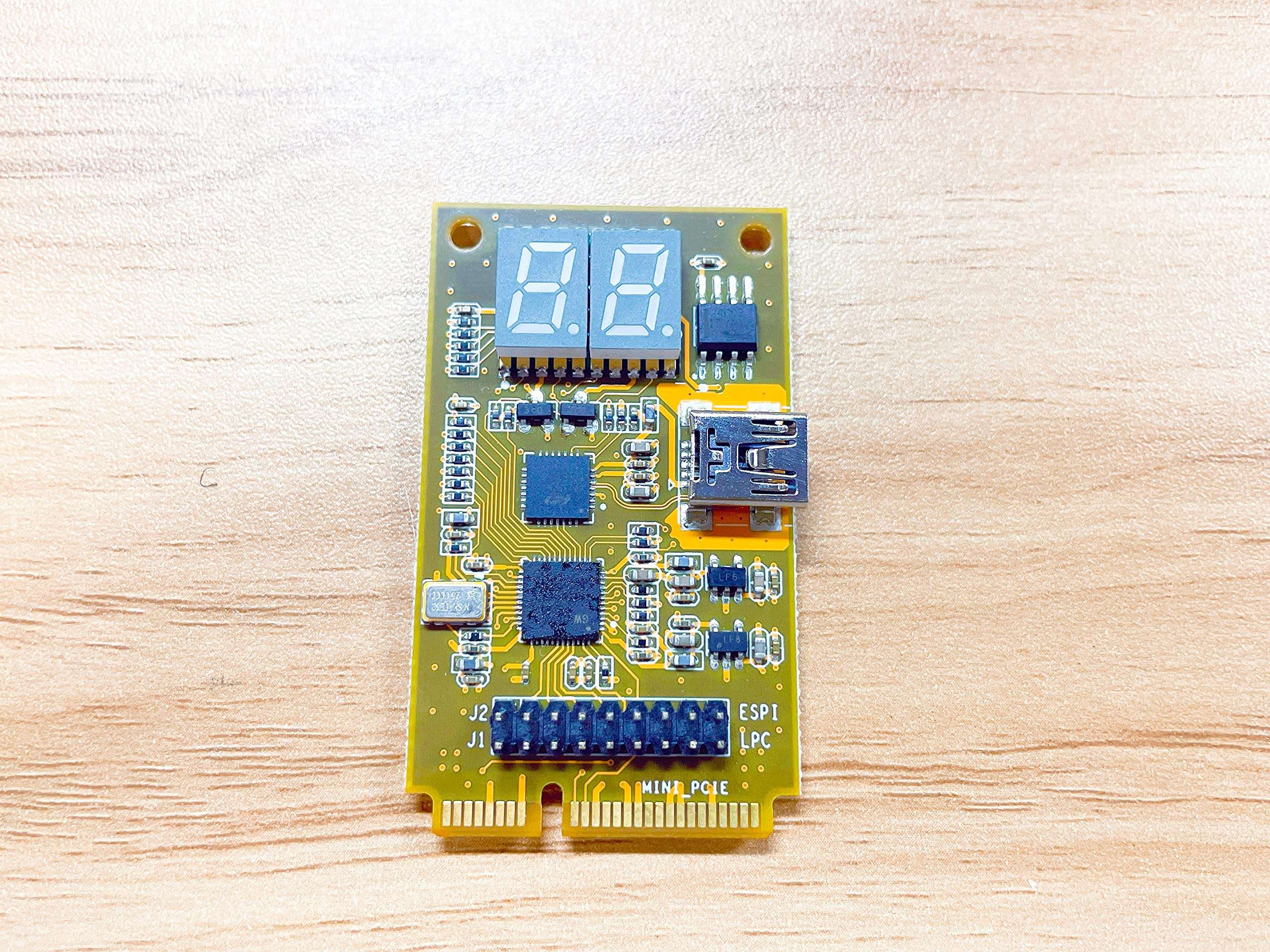 Funtin ESPI Debug Card, Port 80-84 Debug Card for Motherboard Development and Repair 4