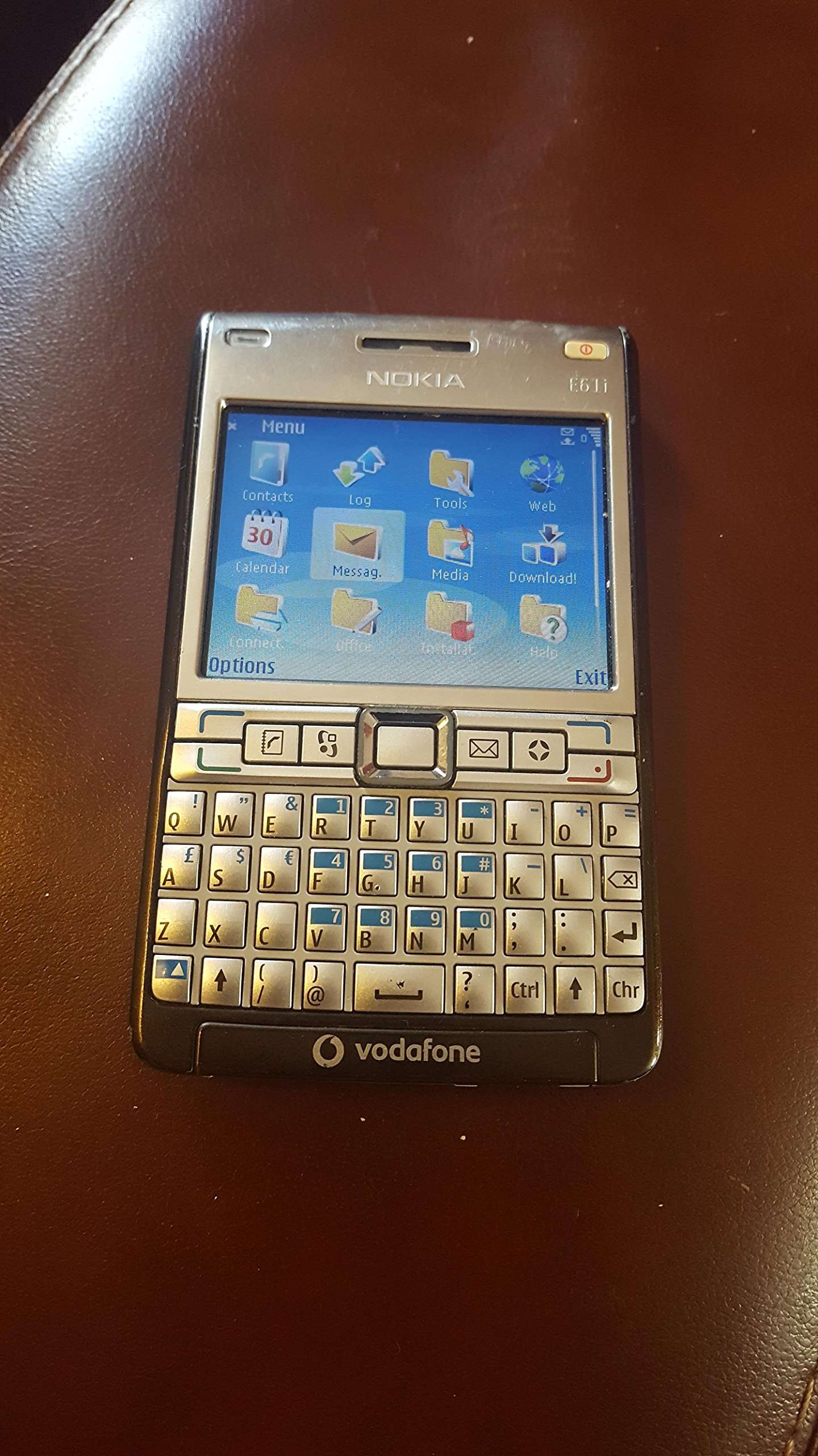 Nokia E61 Unlocked (GSM only, No CDMA) Symbian OS Cell Phone (Silver) - International Version 1