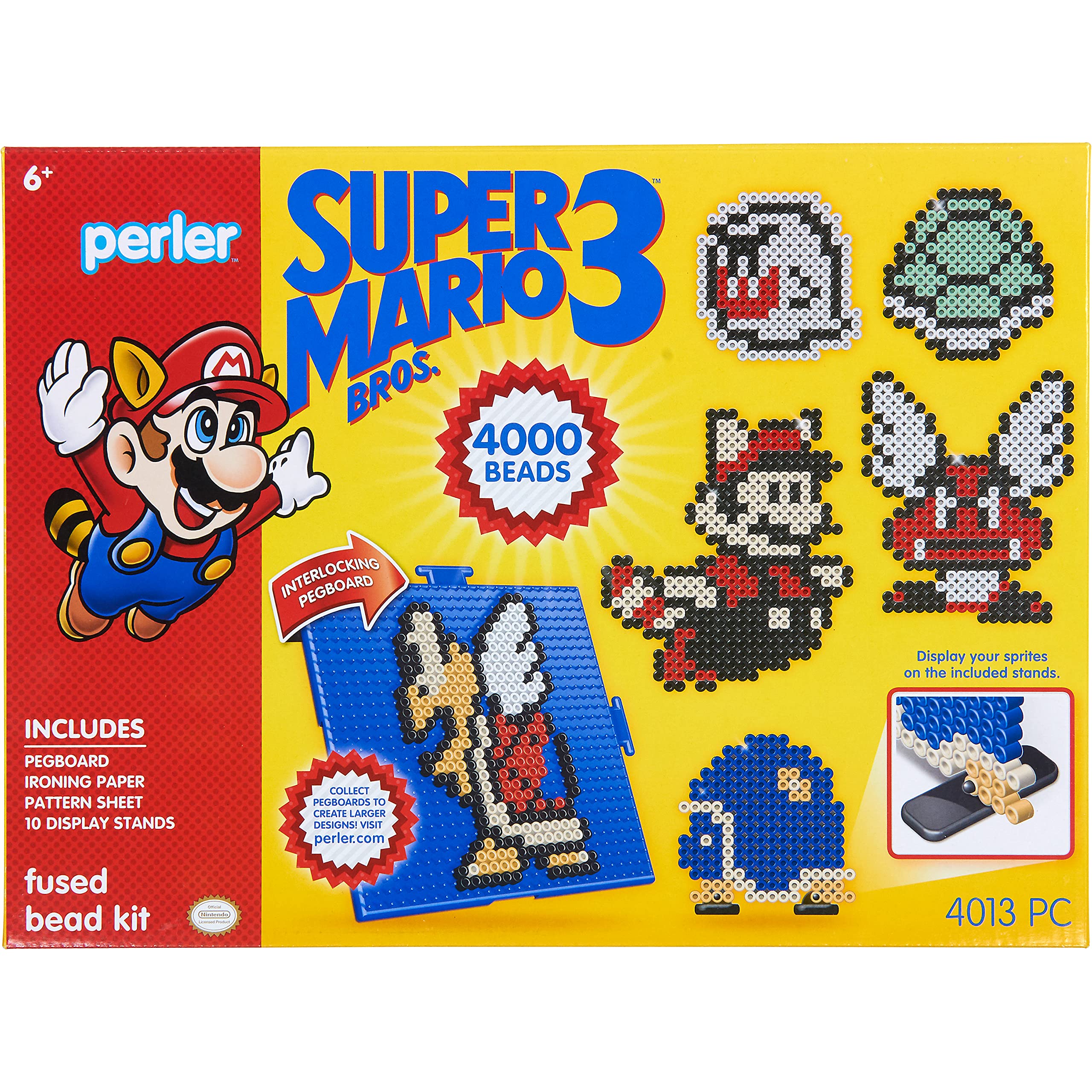 Perler Beads Super Mario Crafts Mega Activity Kit, 4013 pcs 1
