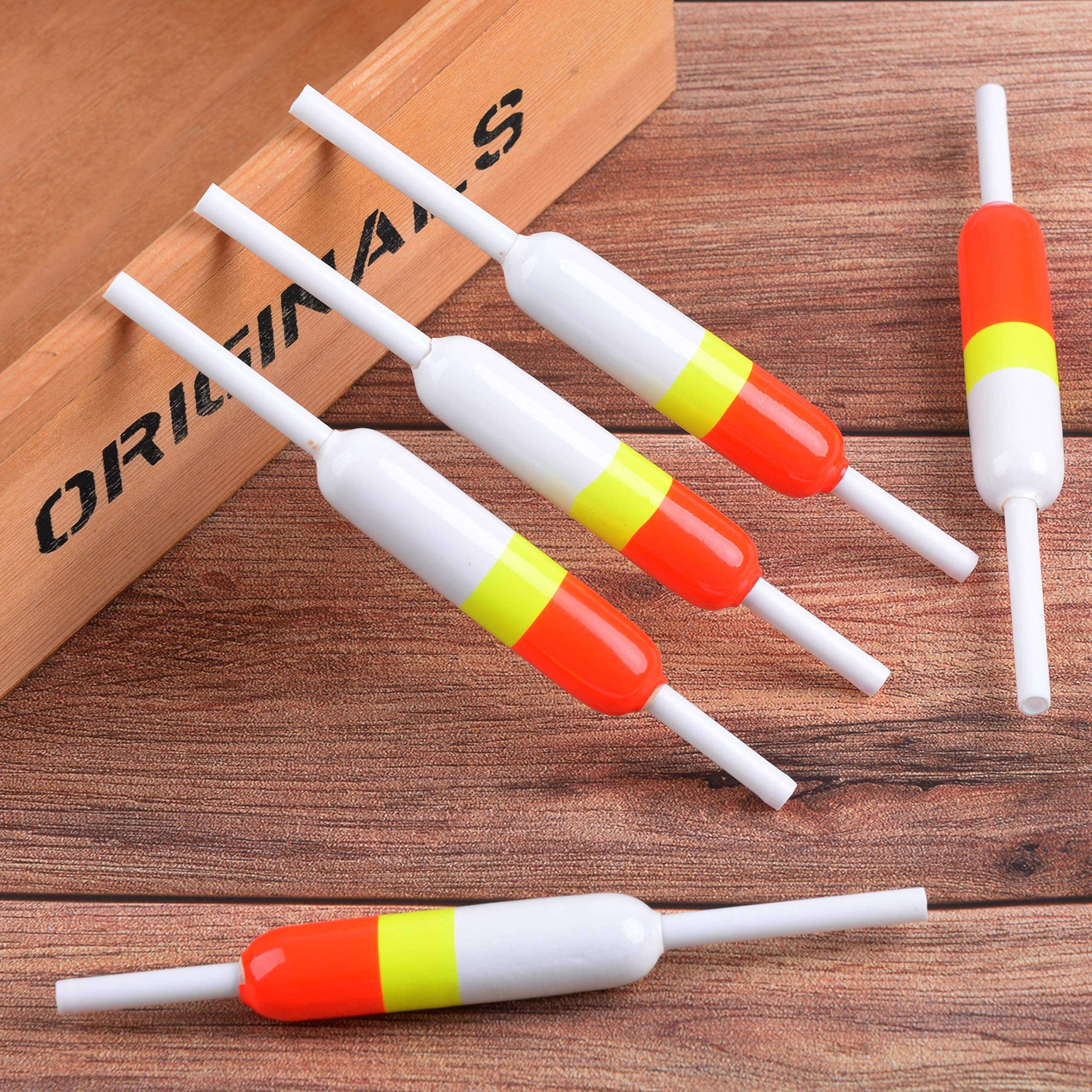 AGOOL Slip Bobbers Fishing Floats and Bobbers Wood Slip Floats Stick Slip Bobbers for Crappie Panfish Walleyes Trout Bass Fishing 5/10pcs 5