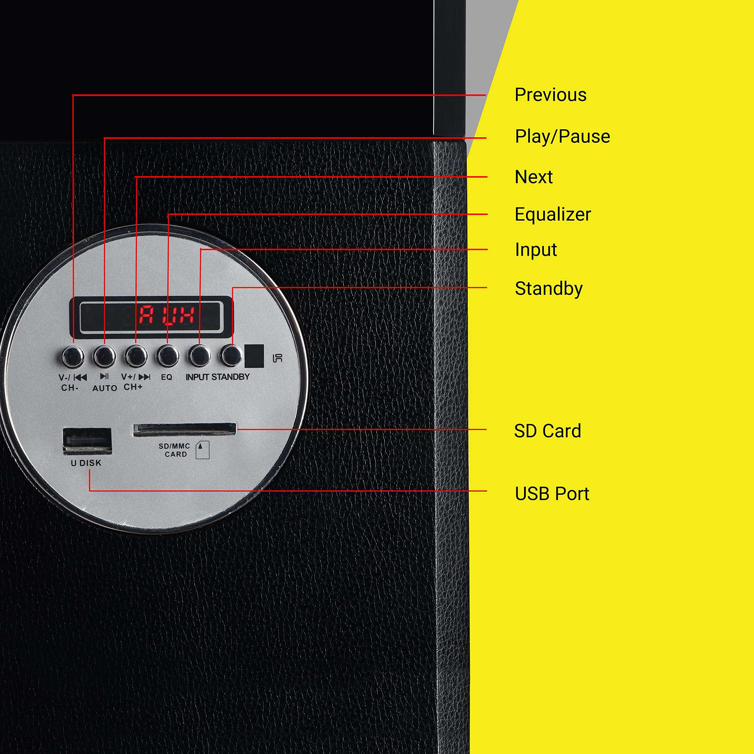 ZEBRONICS ZEB-BT7500RUCF 60 Watt Wireless Bluetooth Tower Speaker (Black) 2