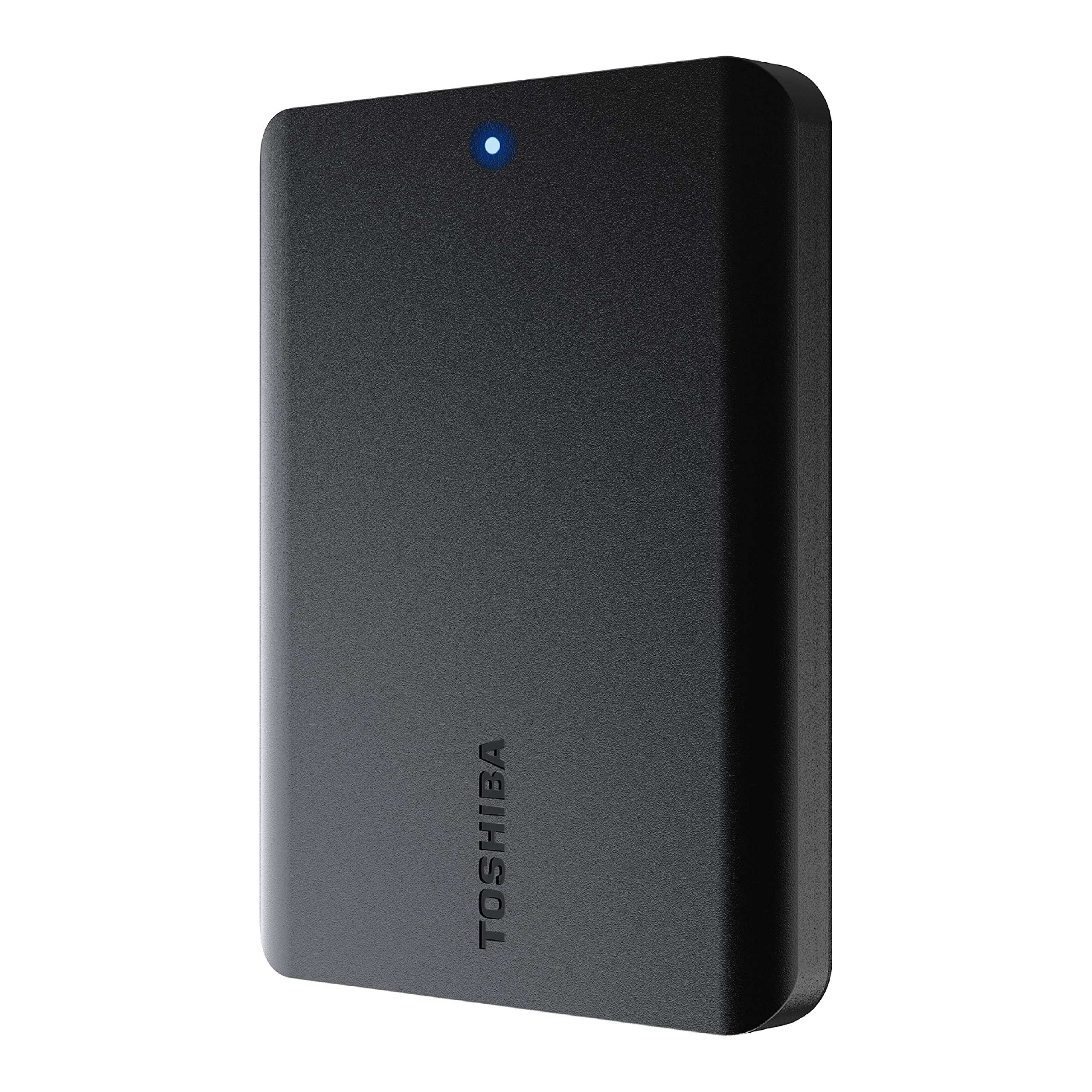 TOSHIBA Canvio Basics 2TB Portable External HDD - USB 3.0 for PC Laptop Windows and Mac, 3 Years Warranty, External Hard Drive - Black Matt 1