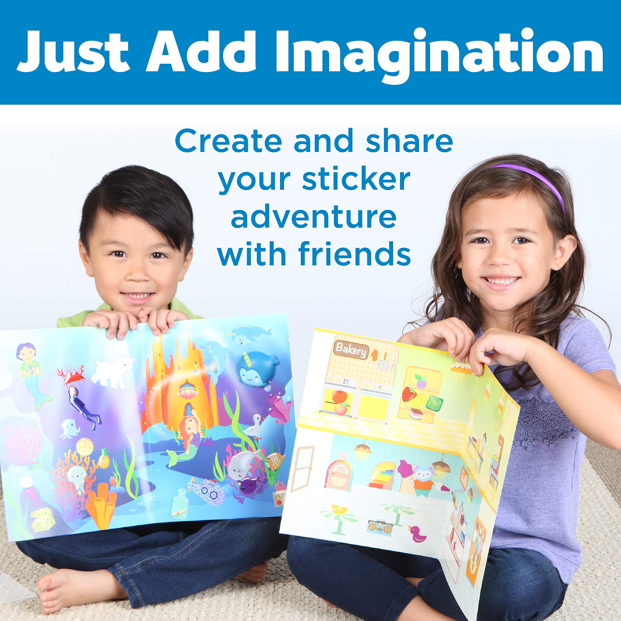 Creativity for Kids Sensory Stickers: Sweets - Sticker Activity for Kids Ages 3-4+, Sensory Play for Toddlers 6